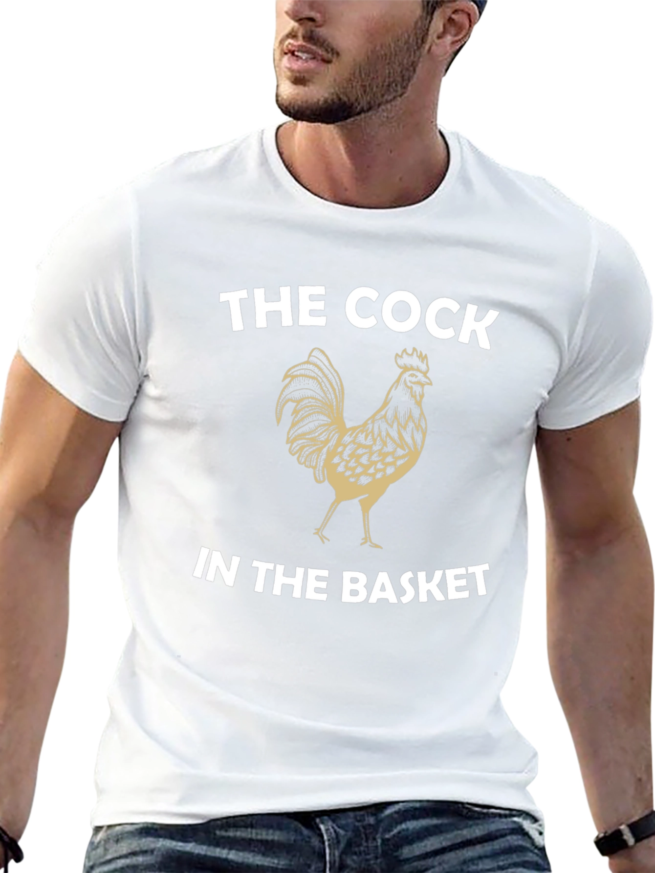 The Cock in the Basket T-Shirt
