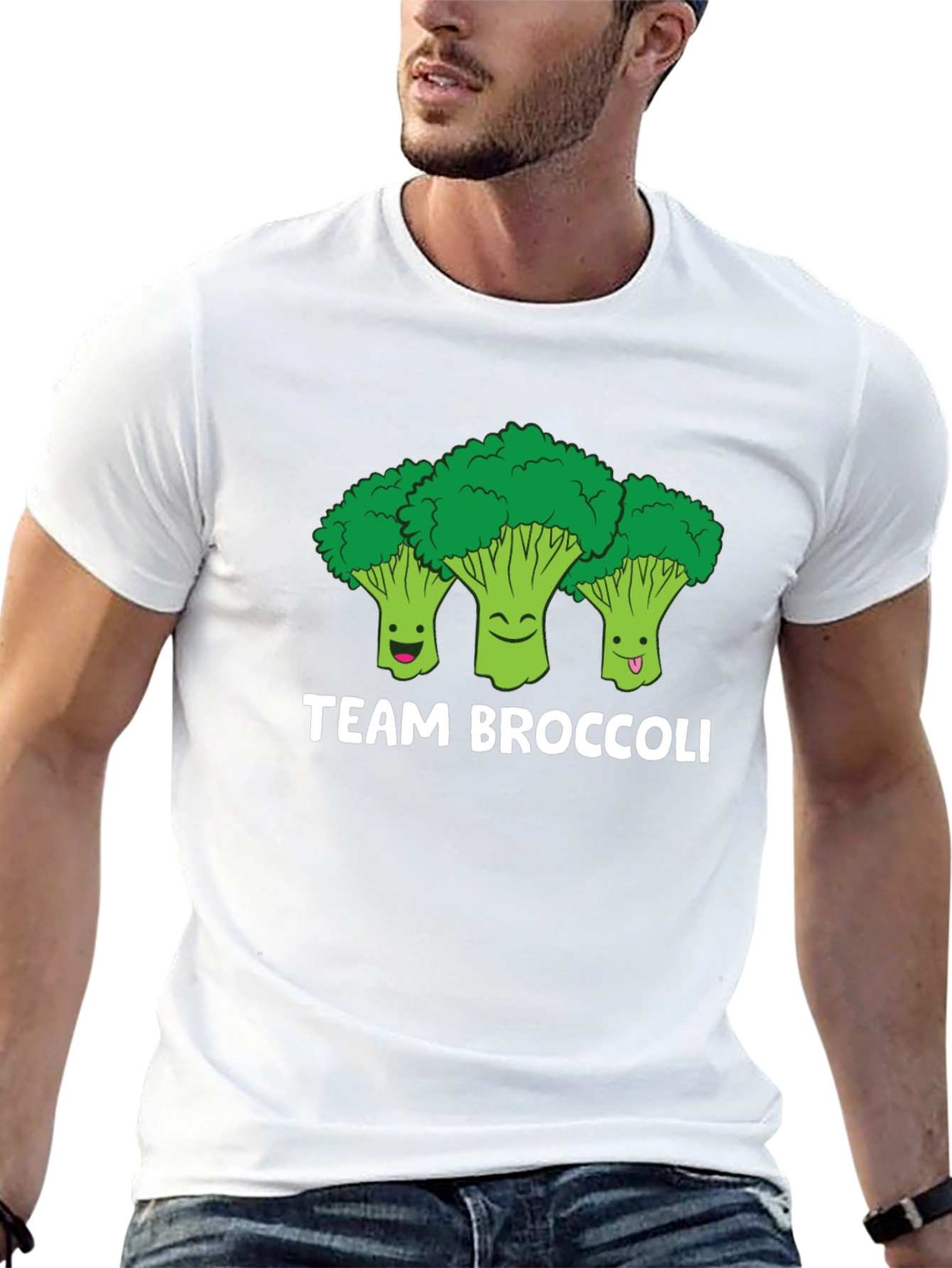 Team Broccoli Funny Graphic Tee