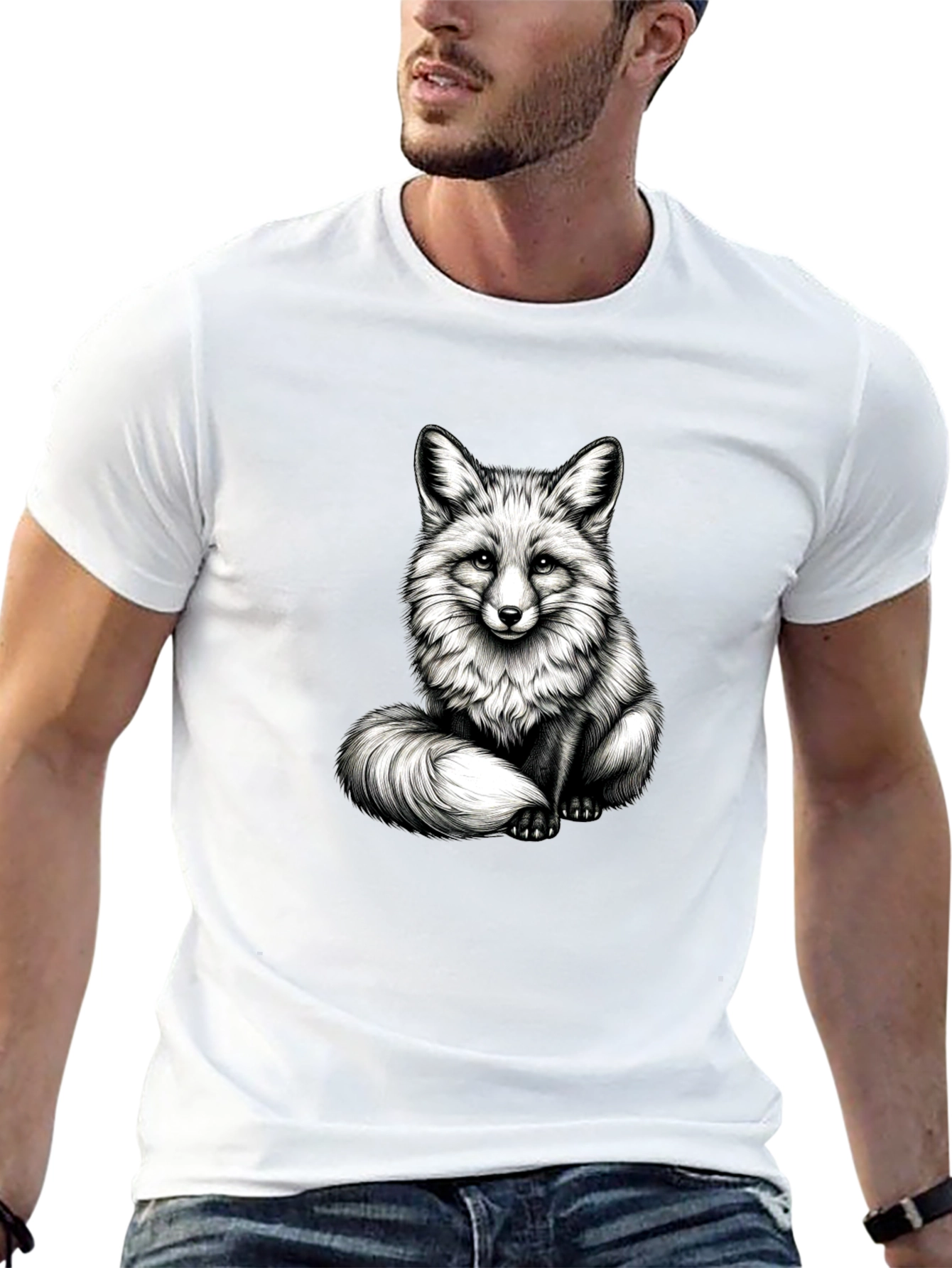Fox Graphic Black T-Shirt