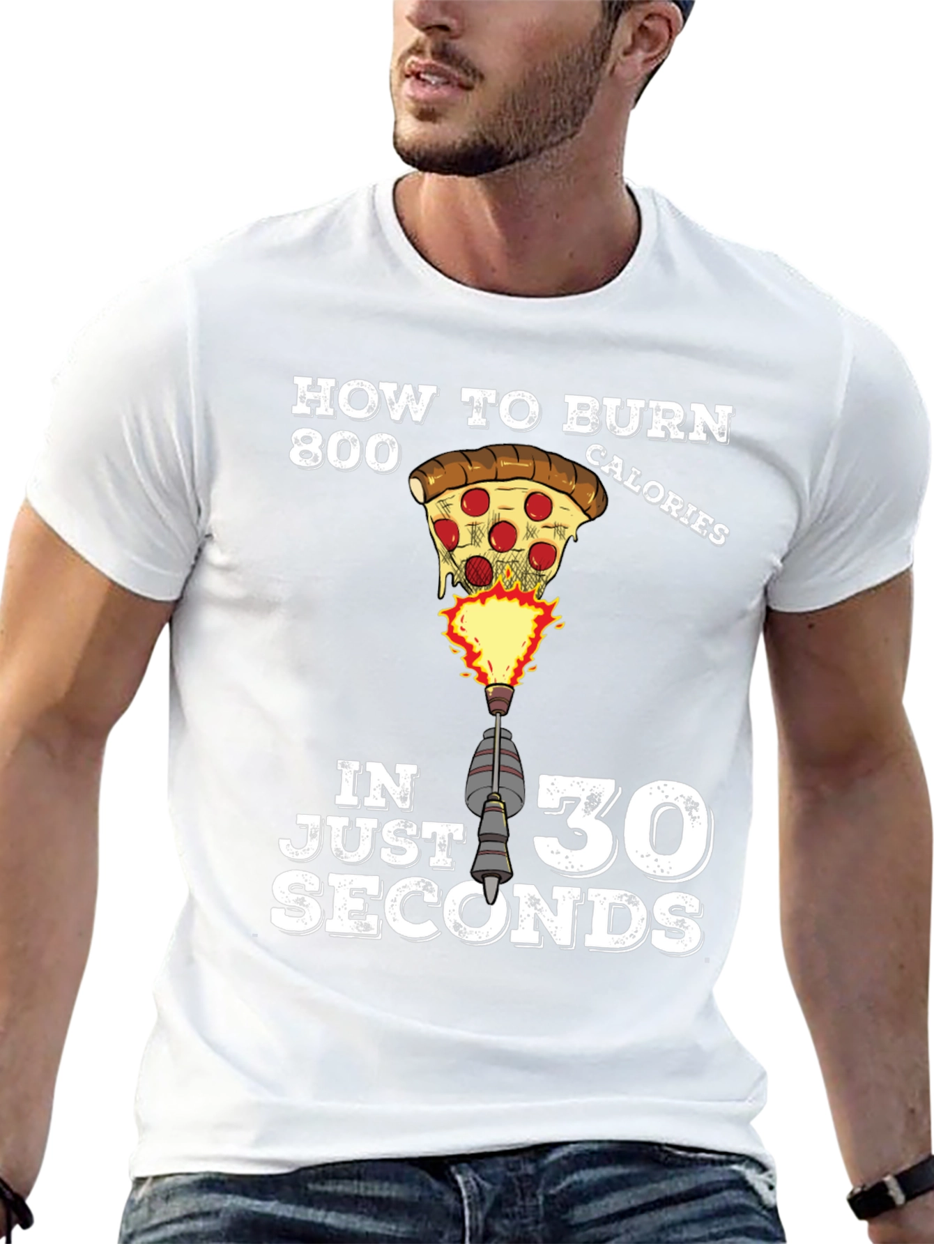 Pizza Calories Burn T-Shirt