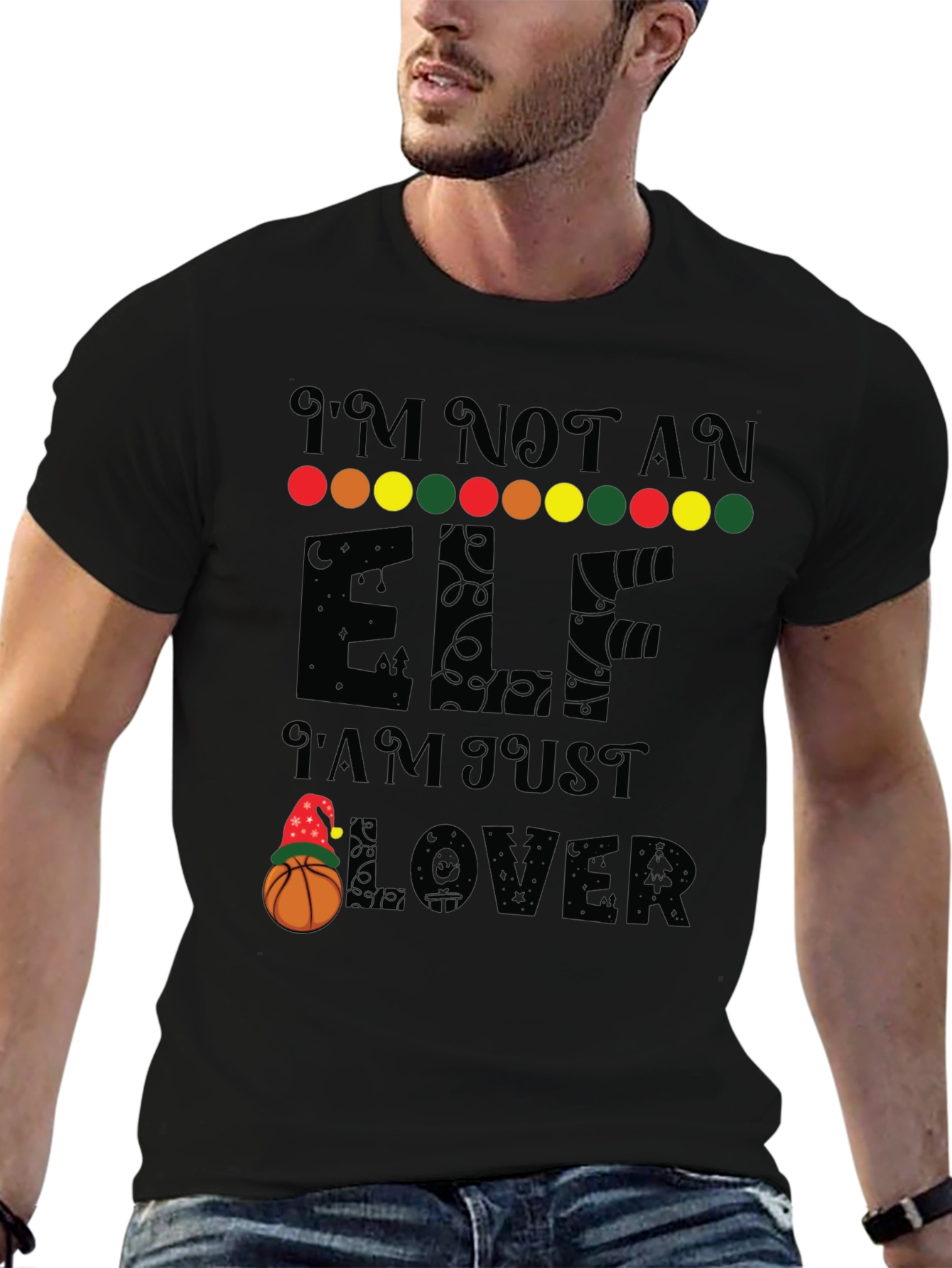 Im Not an Elf Basketball Lover T-Shirt