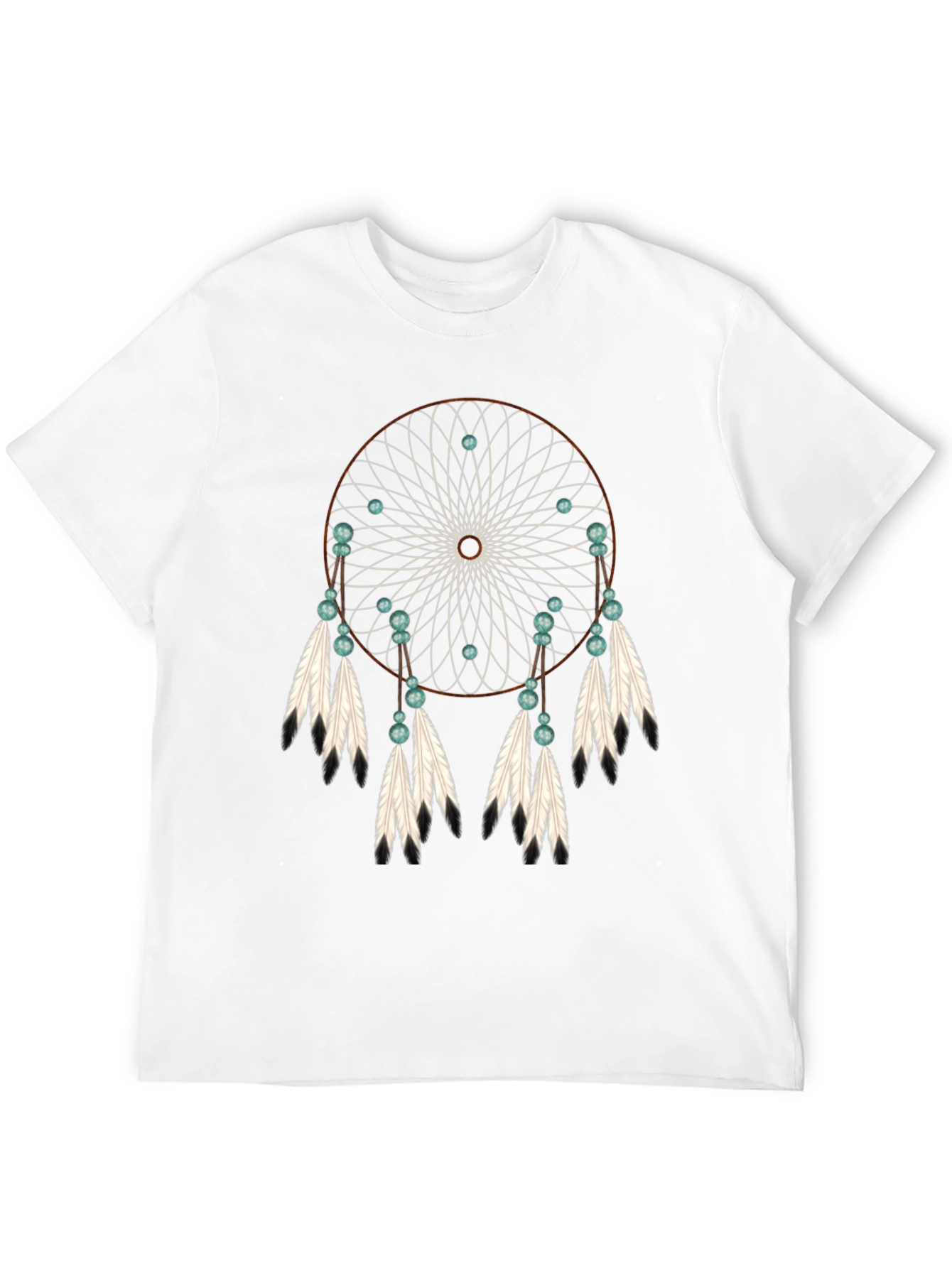 Dreamcatcher Graphic Tee - Boho Style Mens T-Shirt
