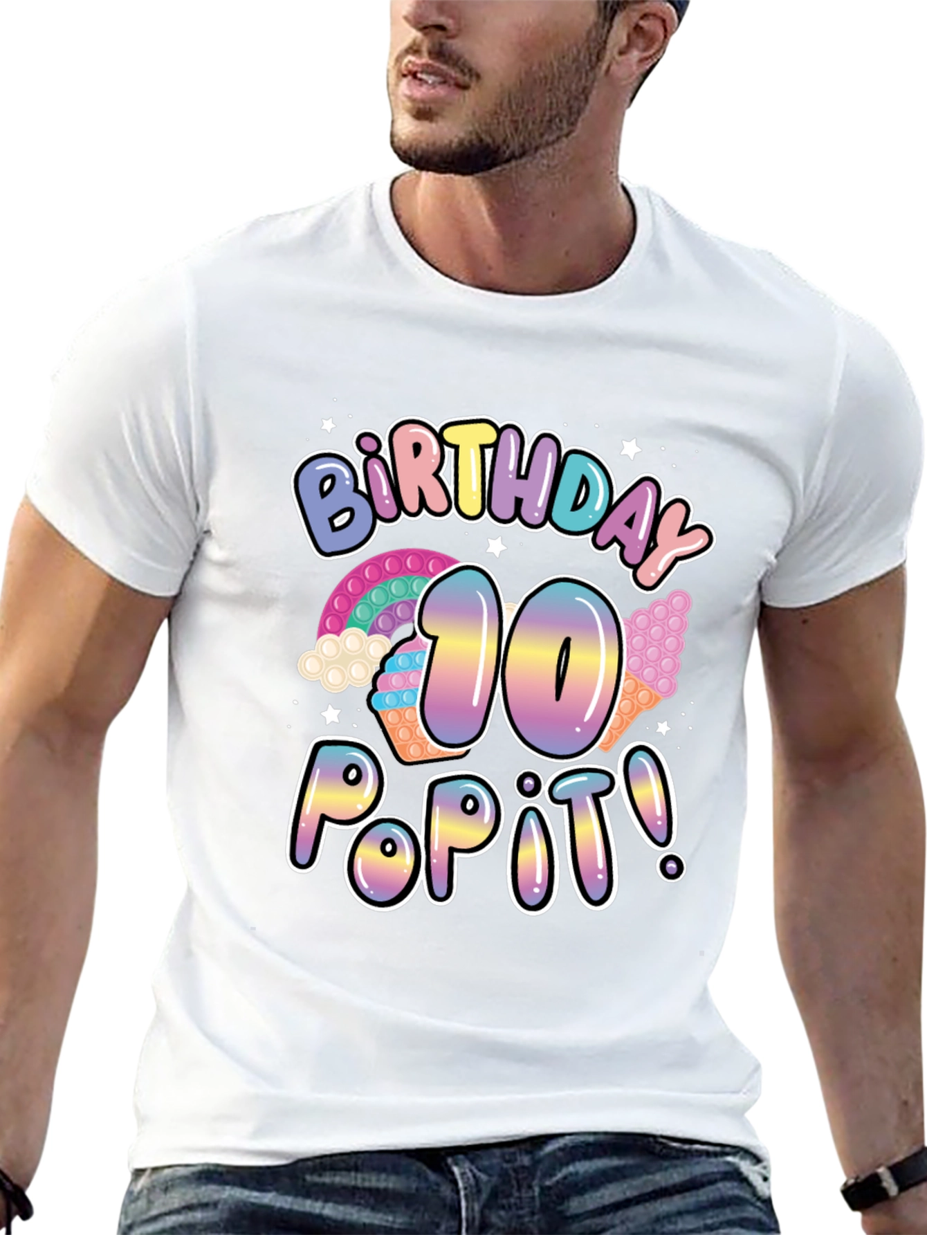Birthday 10 Pop It T-shirt