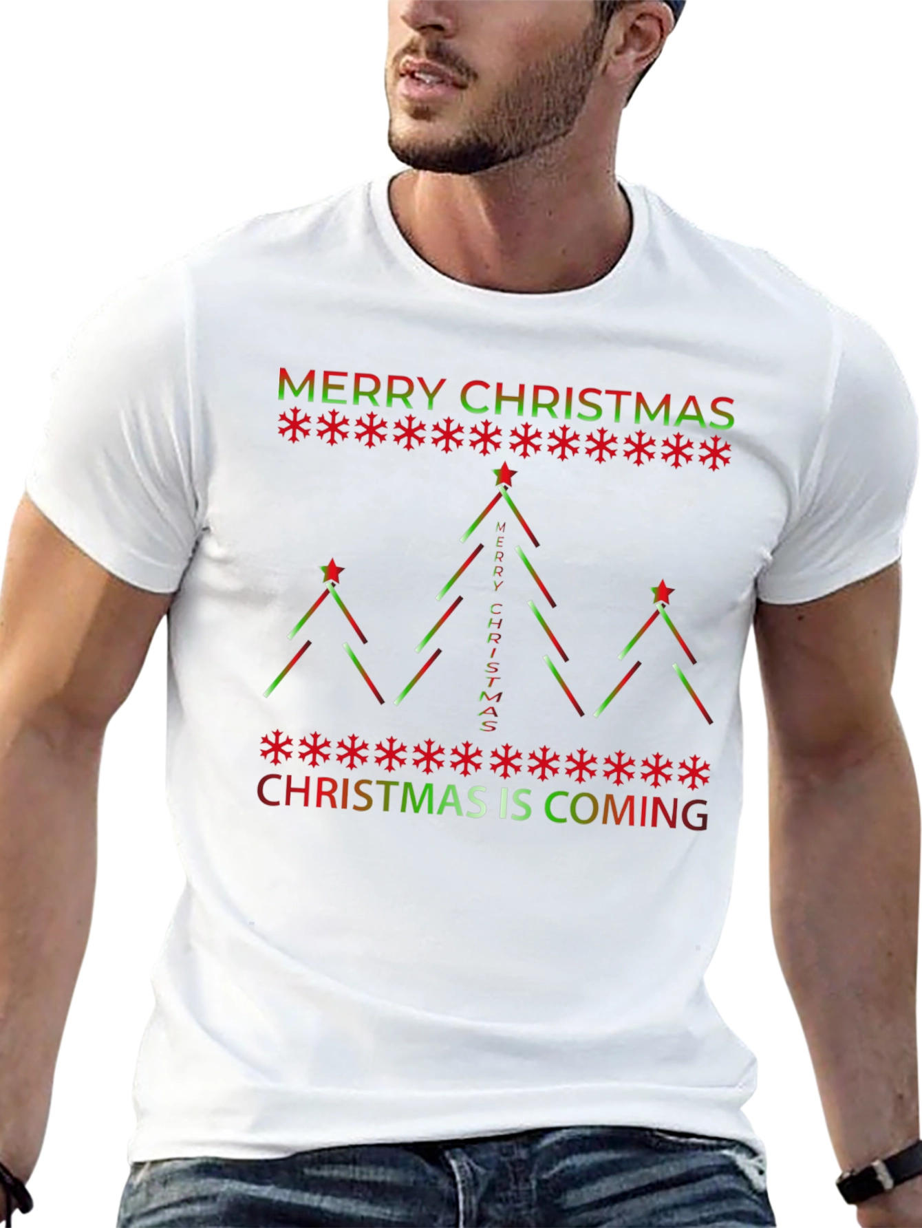 Festive Christmas Tree T-Shirt - Holiday Spirit