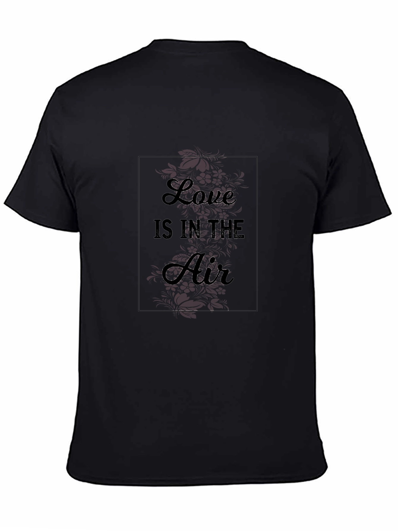 Love is in the Air Black Tee