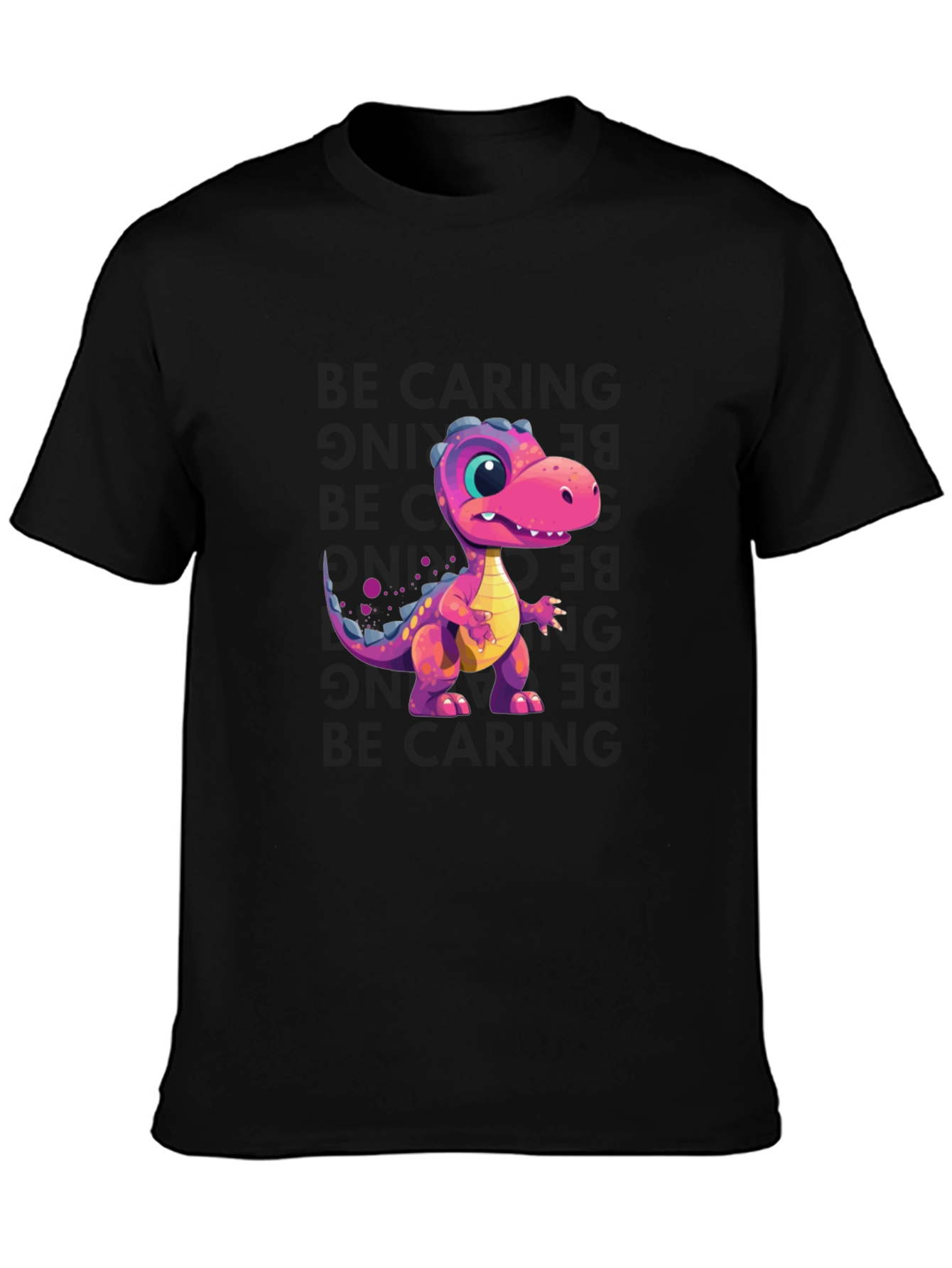 Dino Graphic Tee - Fun & Stylish Black T-Shirt