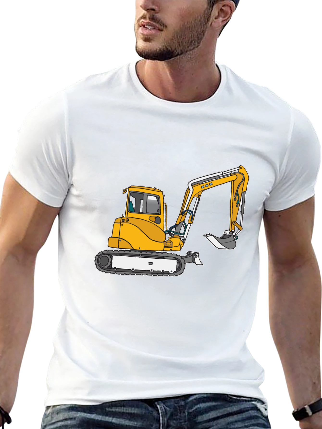 Excavator Graphic T-Shirt