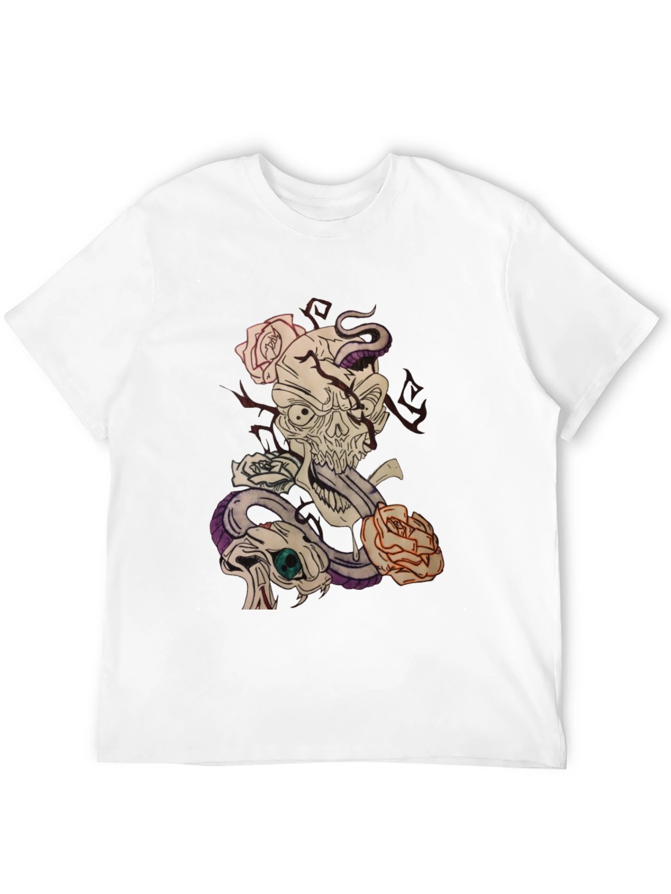 Skull and Snake Graphic Tee