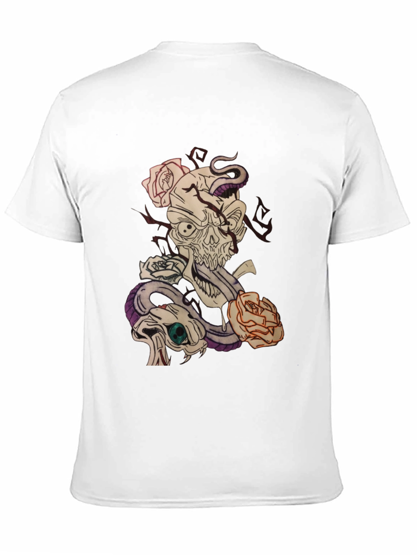 Skull and Snake Graphic Tee