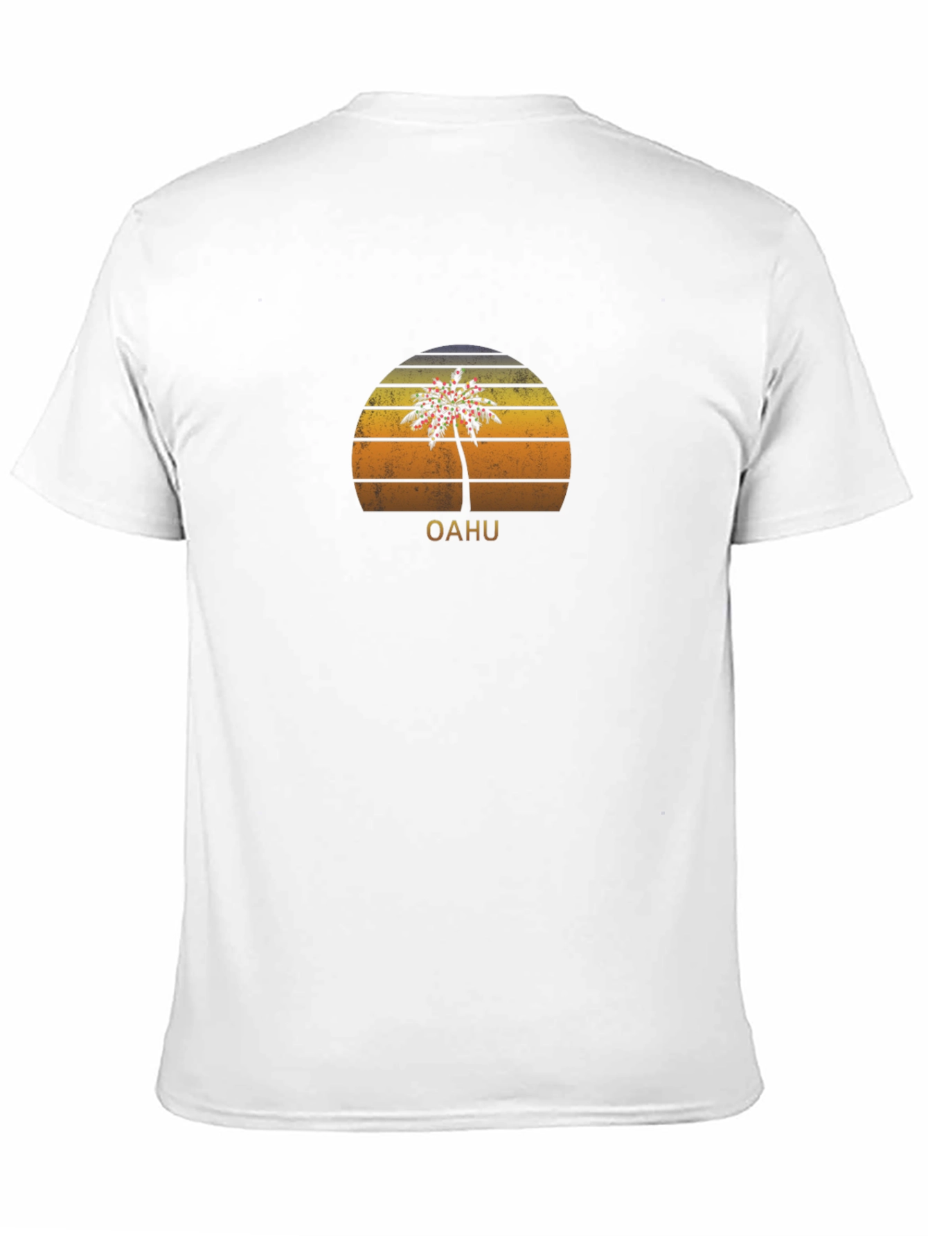 Oahu Palm Tree Retro T-Shirt