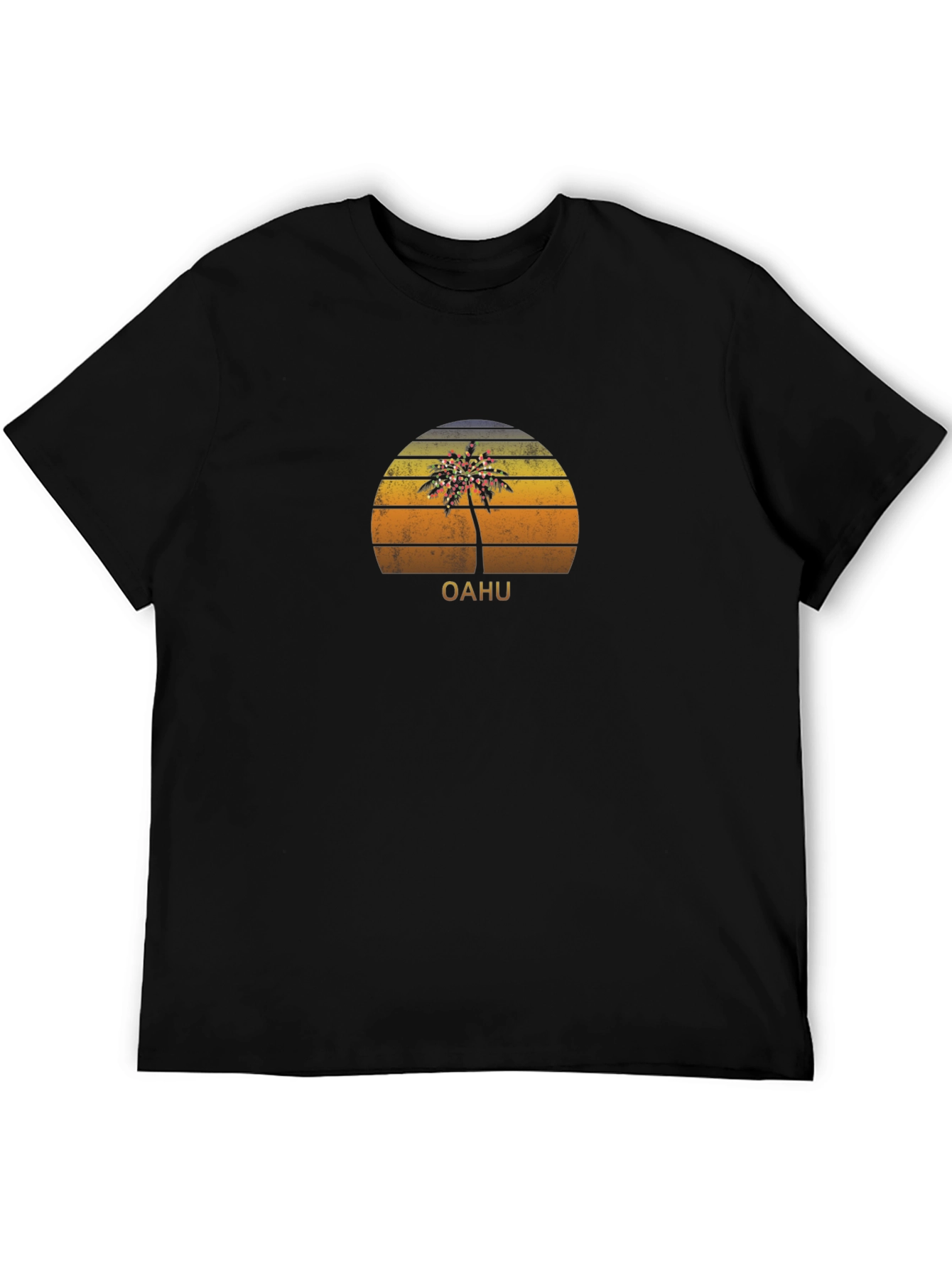 Oahu Palm Tree Retro T-Shirt