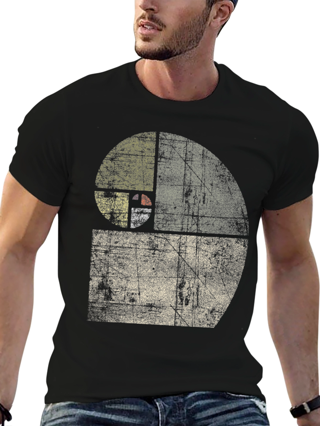 Fibonacci Sequence Black T-Shirt