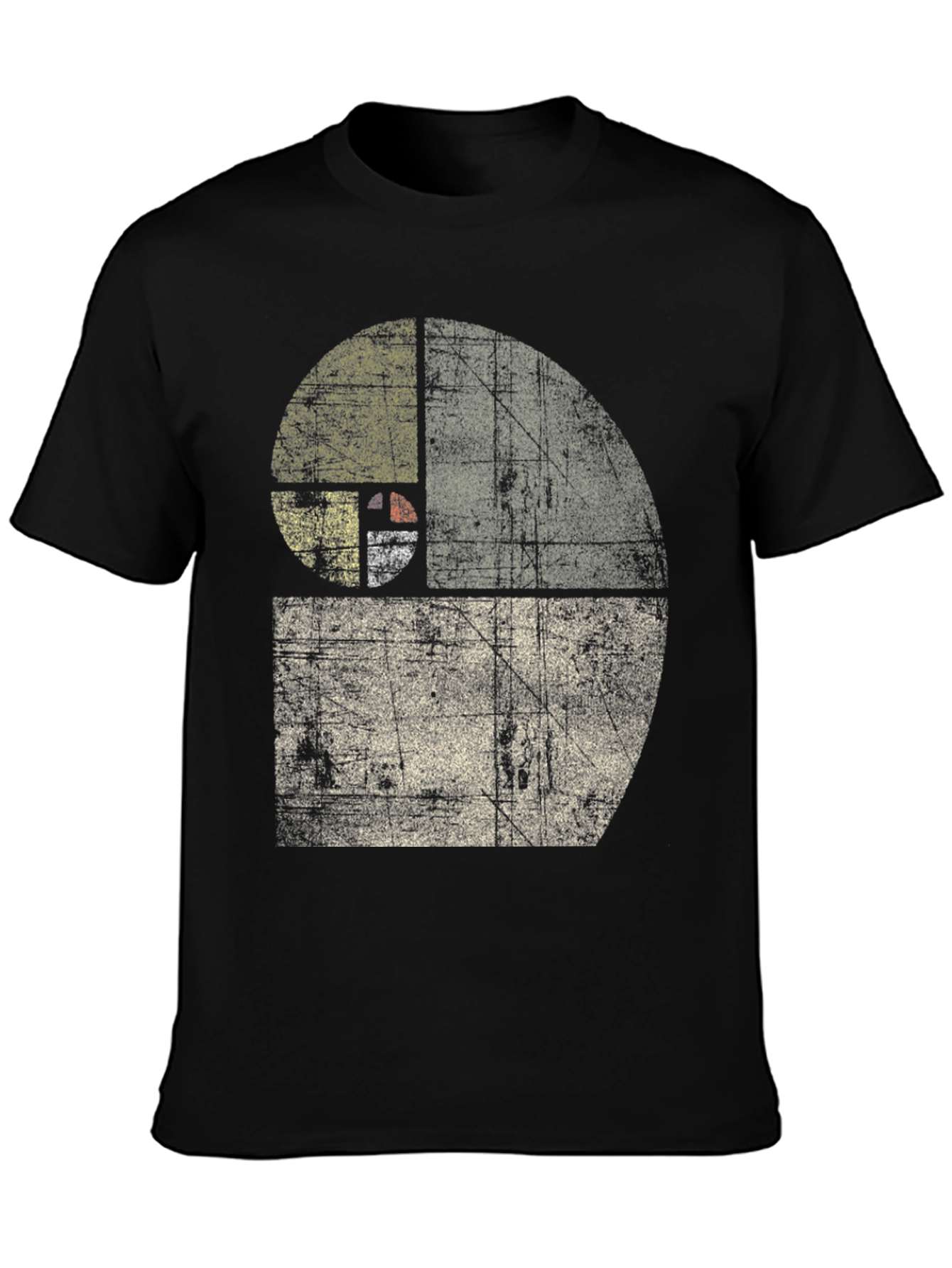 Fibonacci Sequence Black T-Shirt