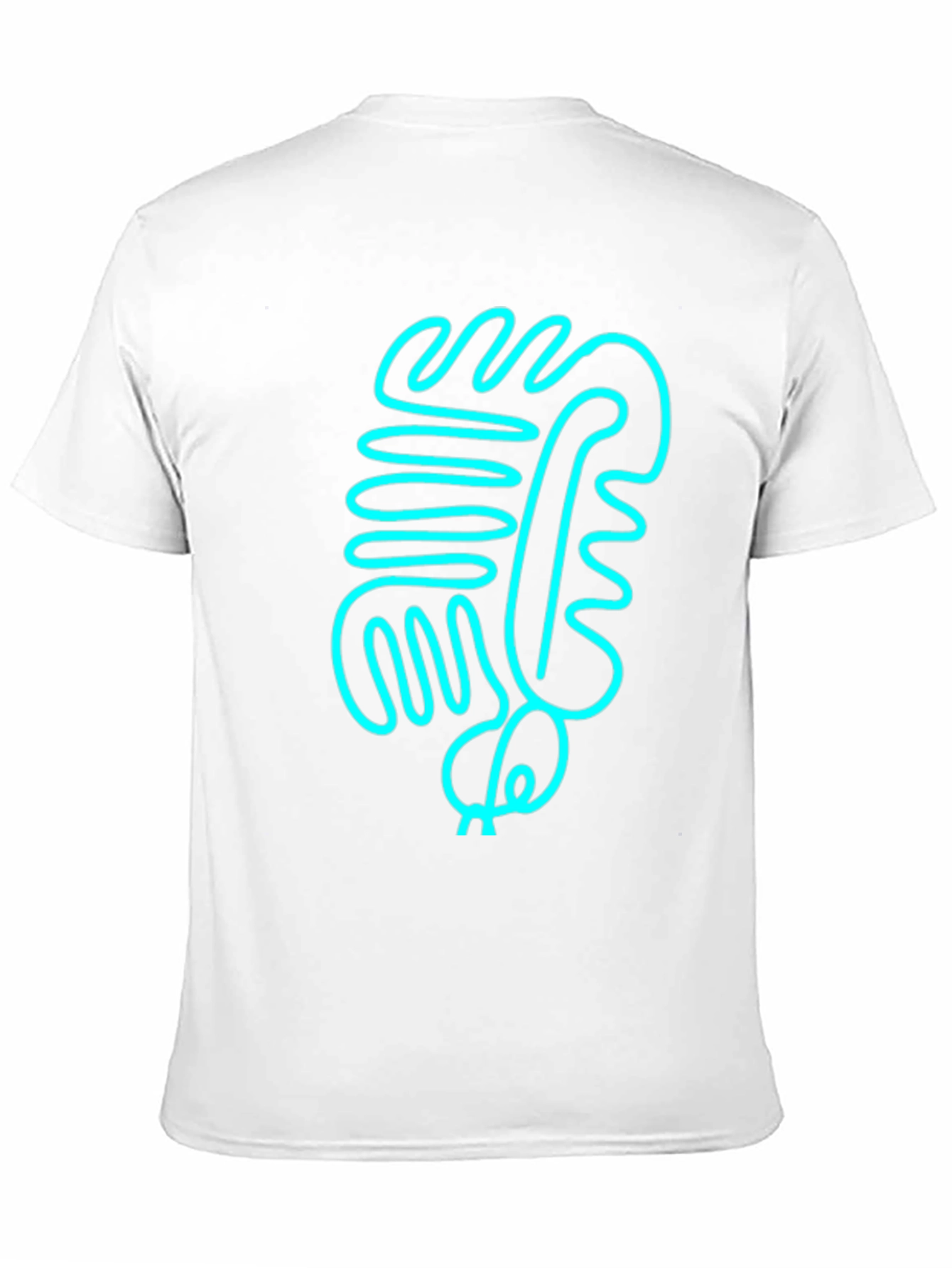 Abstract Line Art Graphic Tee - Modern Style