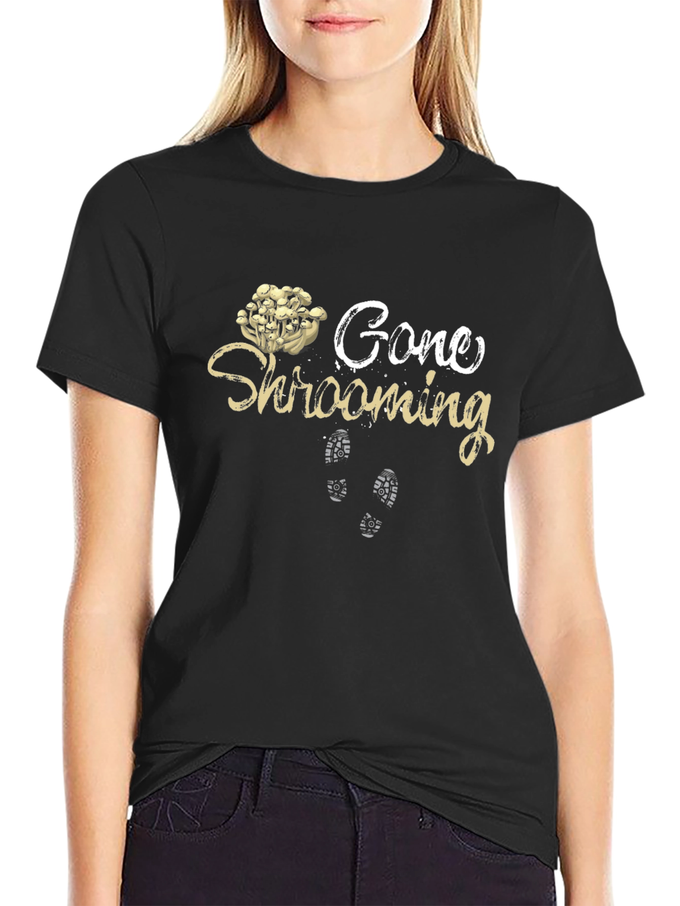 Gone Shrooming Graphic Tee - Mushroom Lover