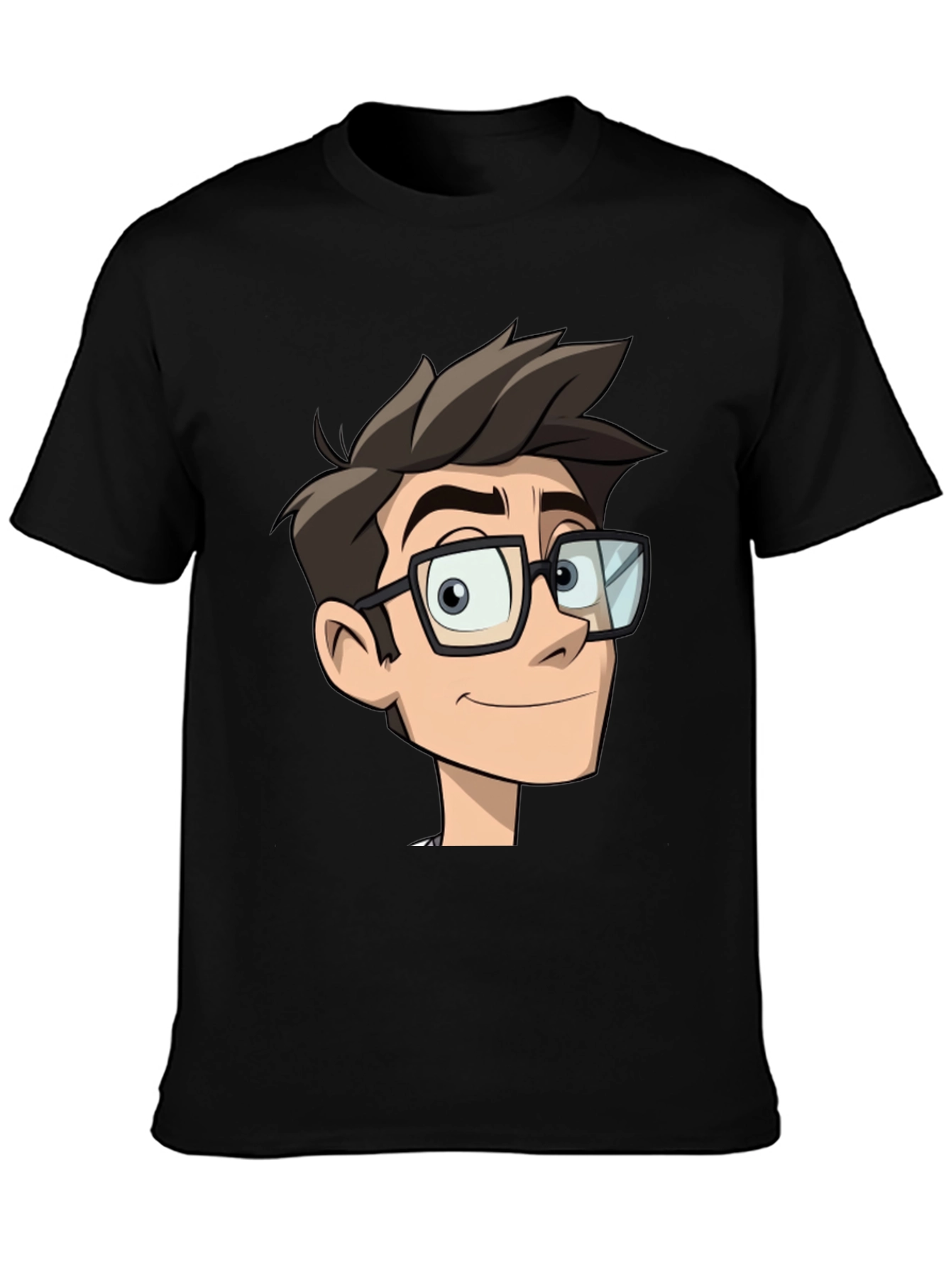 Cartoon Geek T-Shirt: Stylish Comfortable Unique Design
