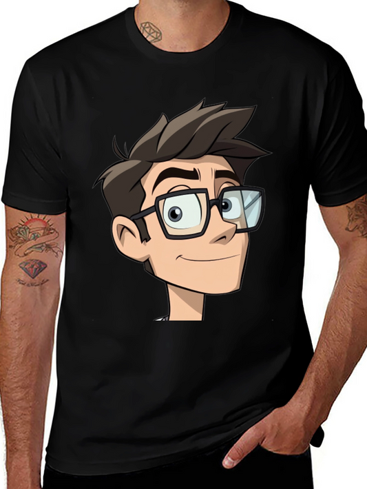 Cartoon Geek T-Shirt: Stylish Comfortable Unique Design
