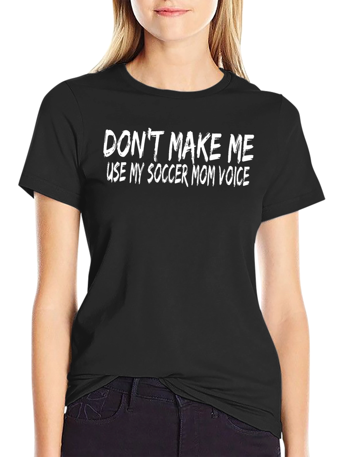 Soccer Mom Voice Funny T-Shirt