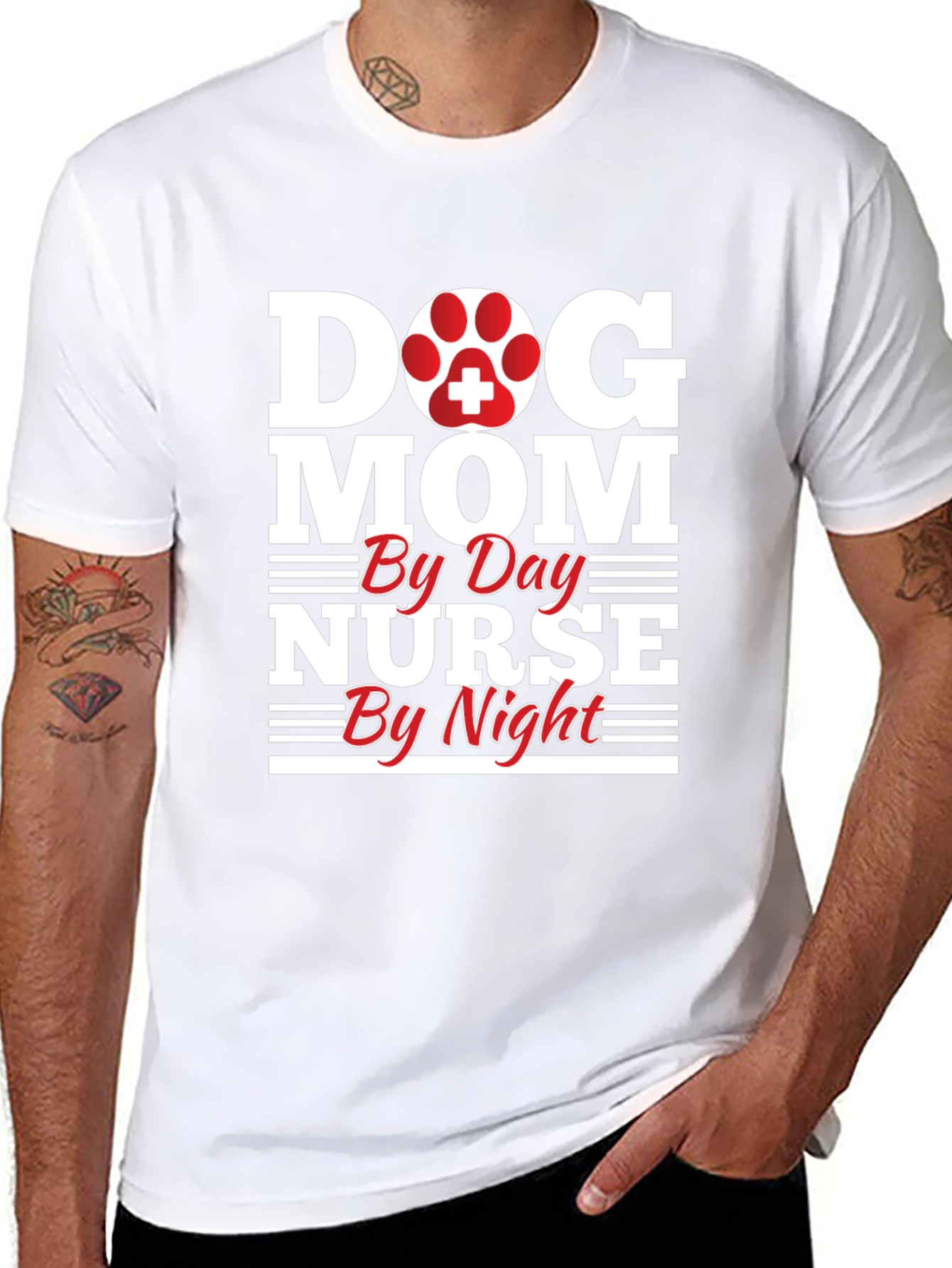 Dog Mom Nurse T-Shirt - Day & Night!