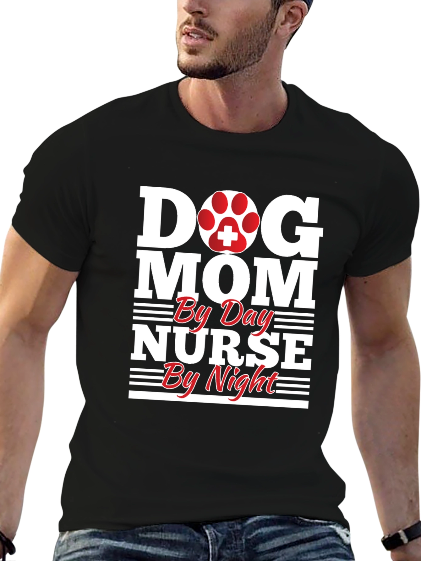 Dog Mom Nurse T-Shirt - Day & Night!