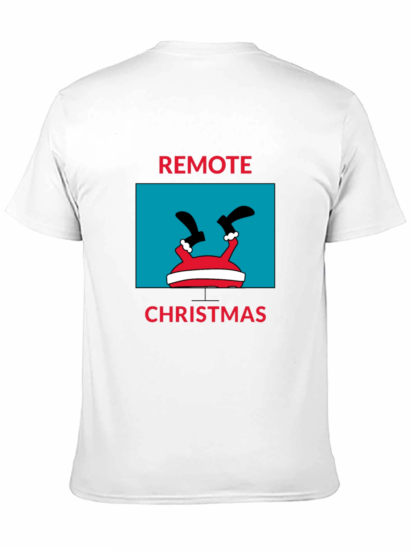 Remote Christmas Holiday Graphic Tee