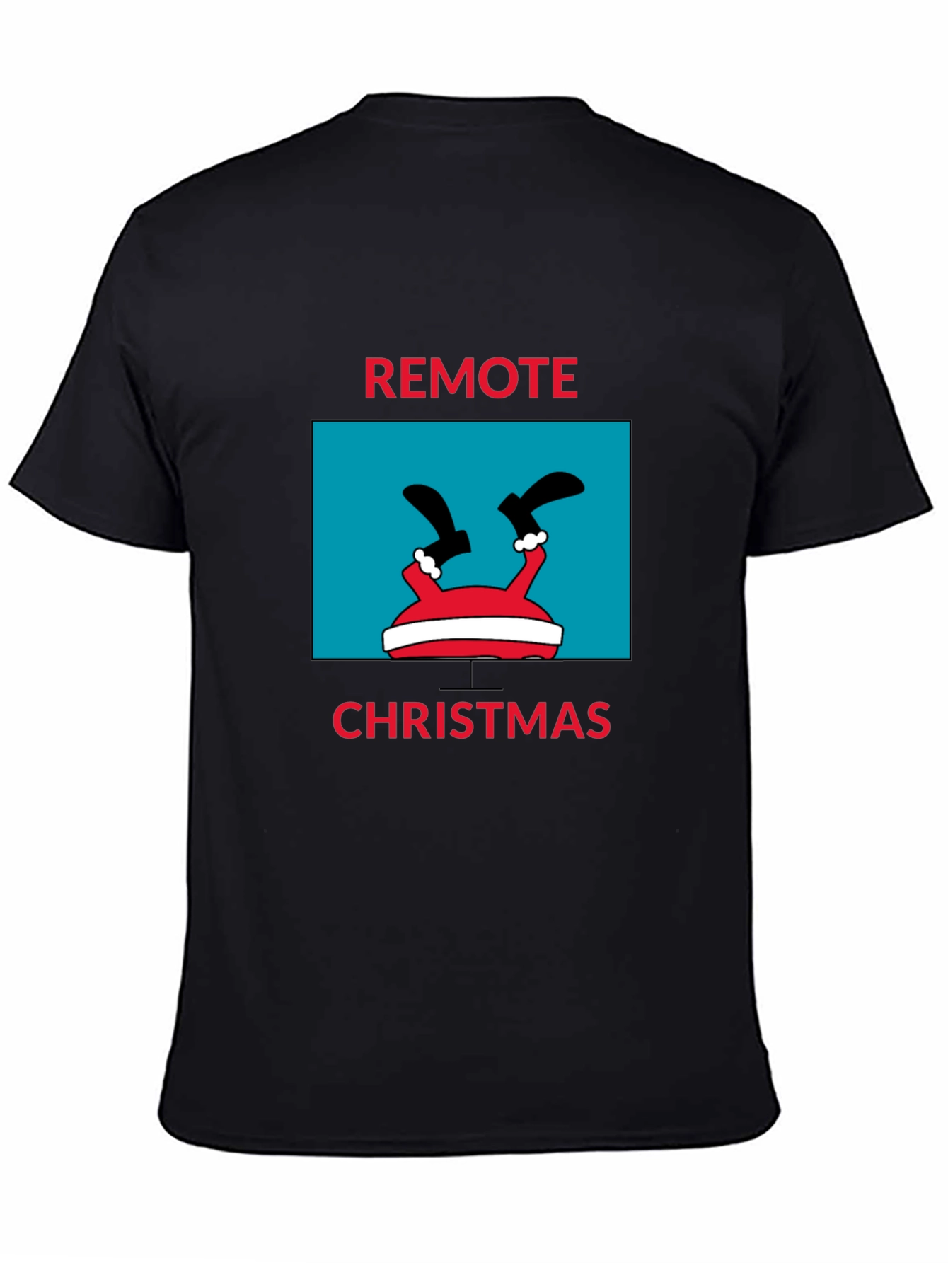 Remote Christmas Holiday Graphic Tee