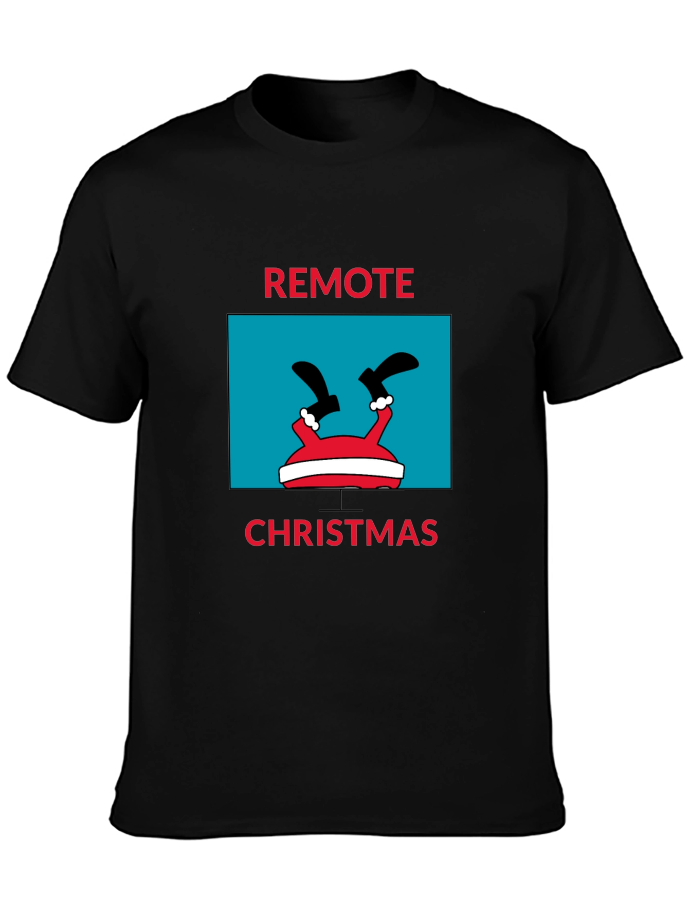 Remote Christmas Holiday Graphic Tee