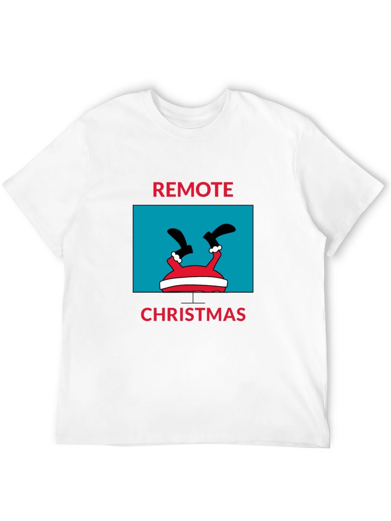 Remote Christmas Holiday Graphic Tee