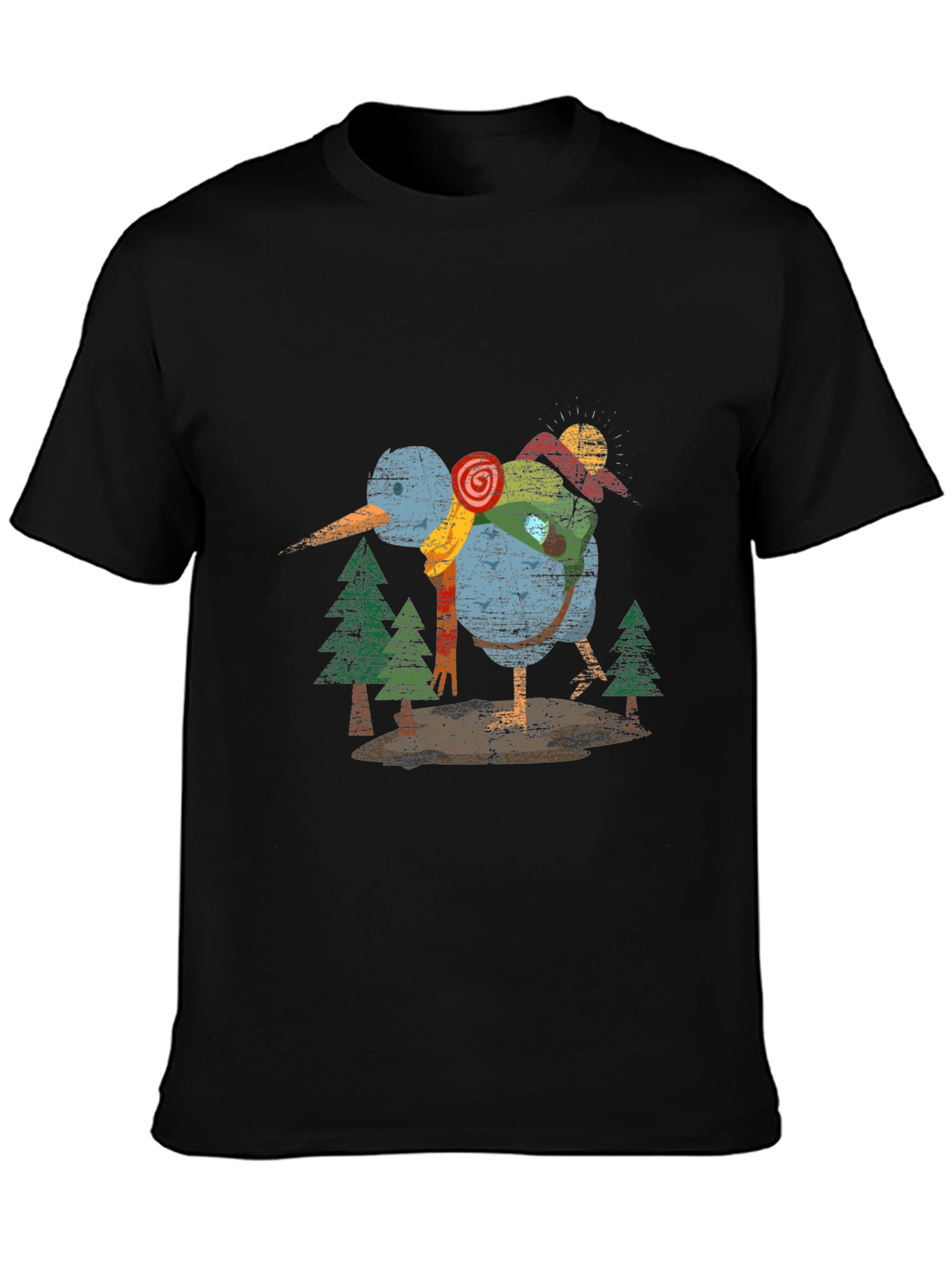 Kiwi Bird Graphic Tee - Nature Lover T-Shirt