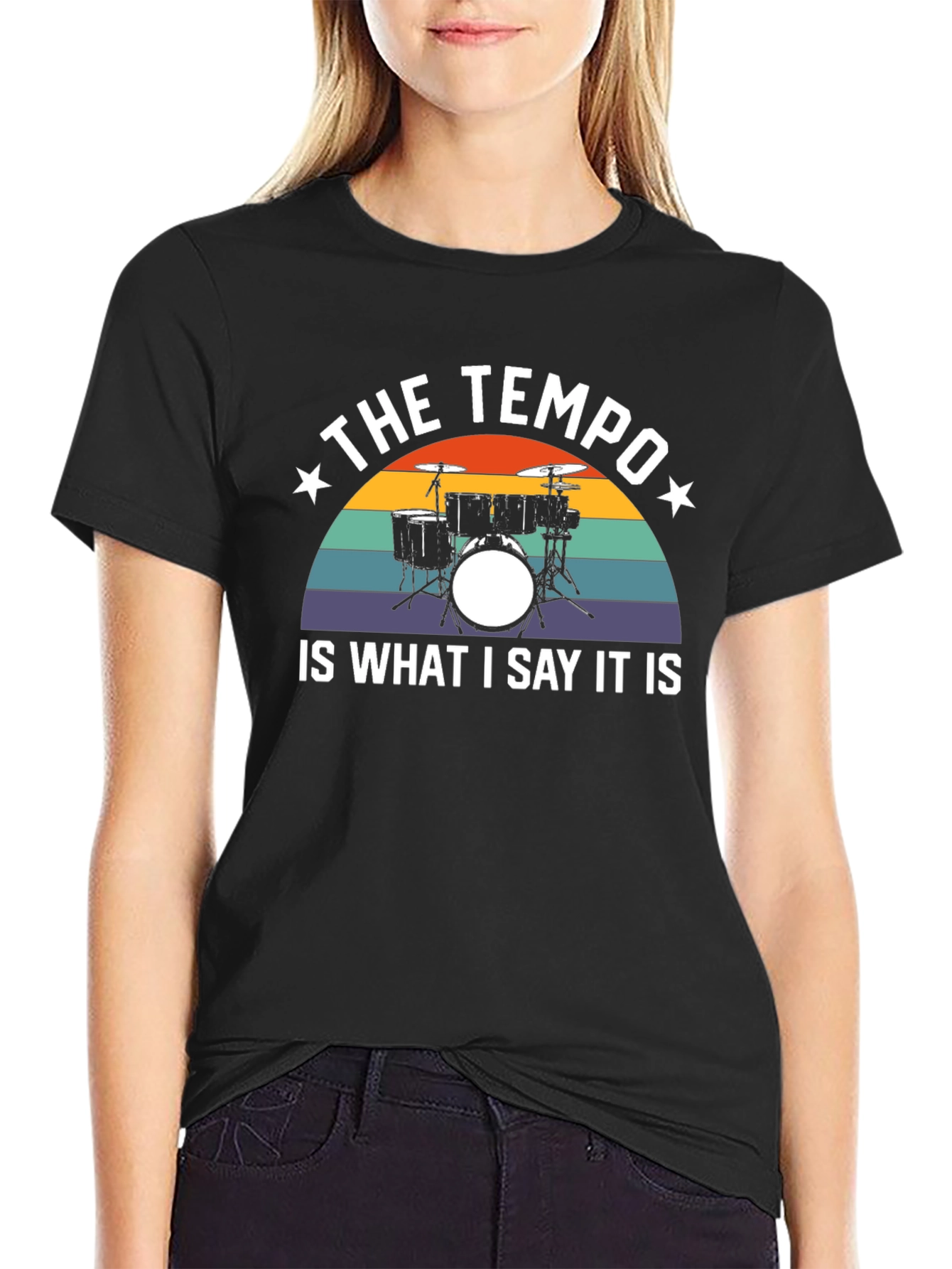 The Tempo Drum Set Graphic Tee