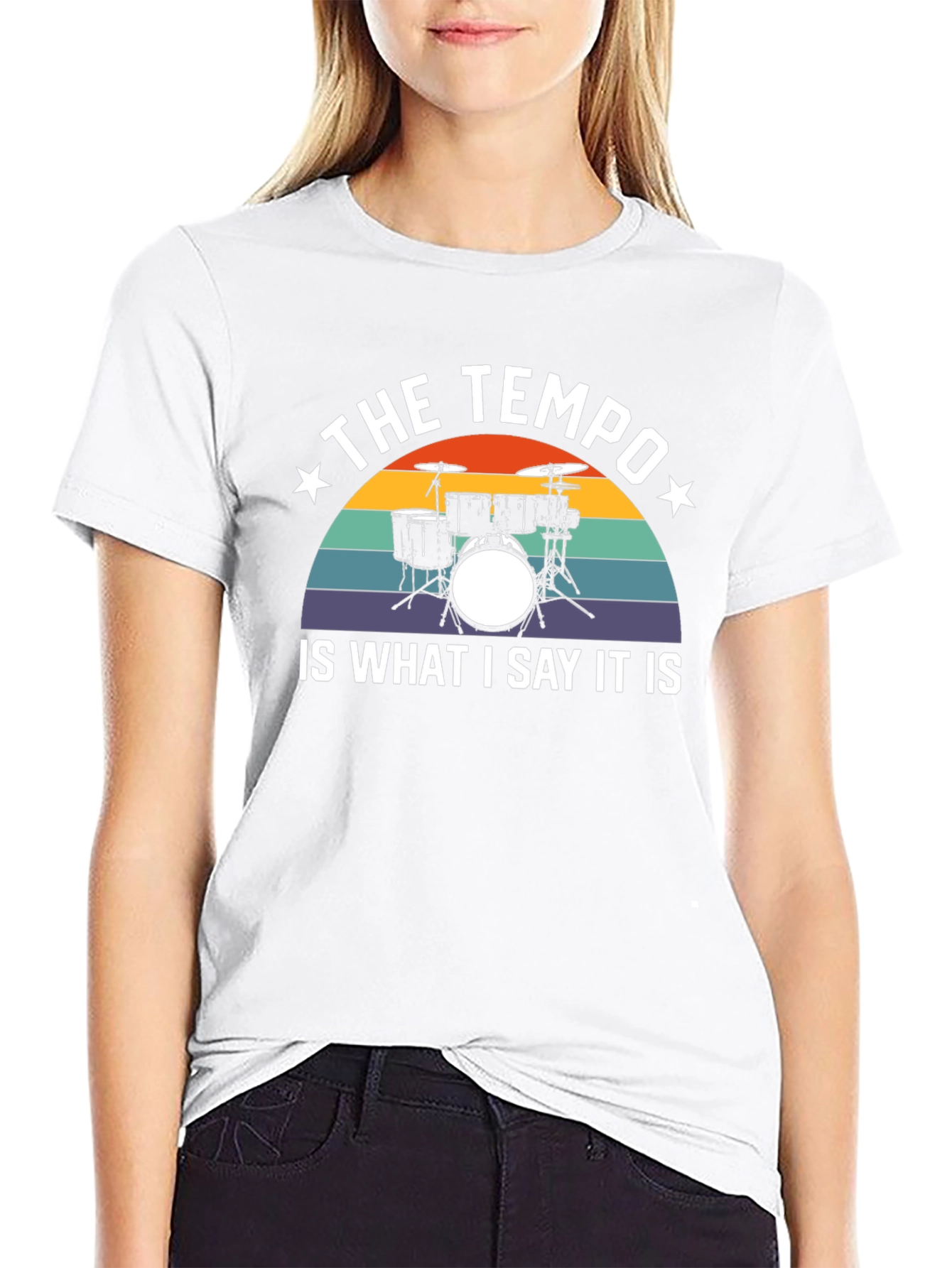 The Tempo Drum Set Graphic Tee