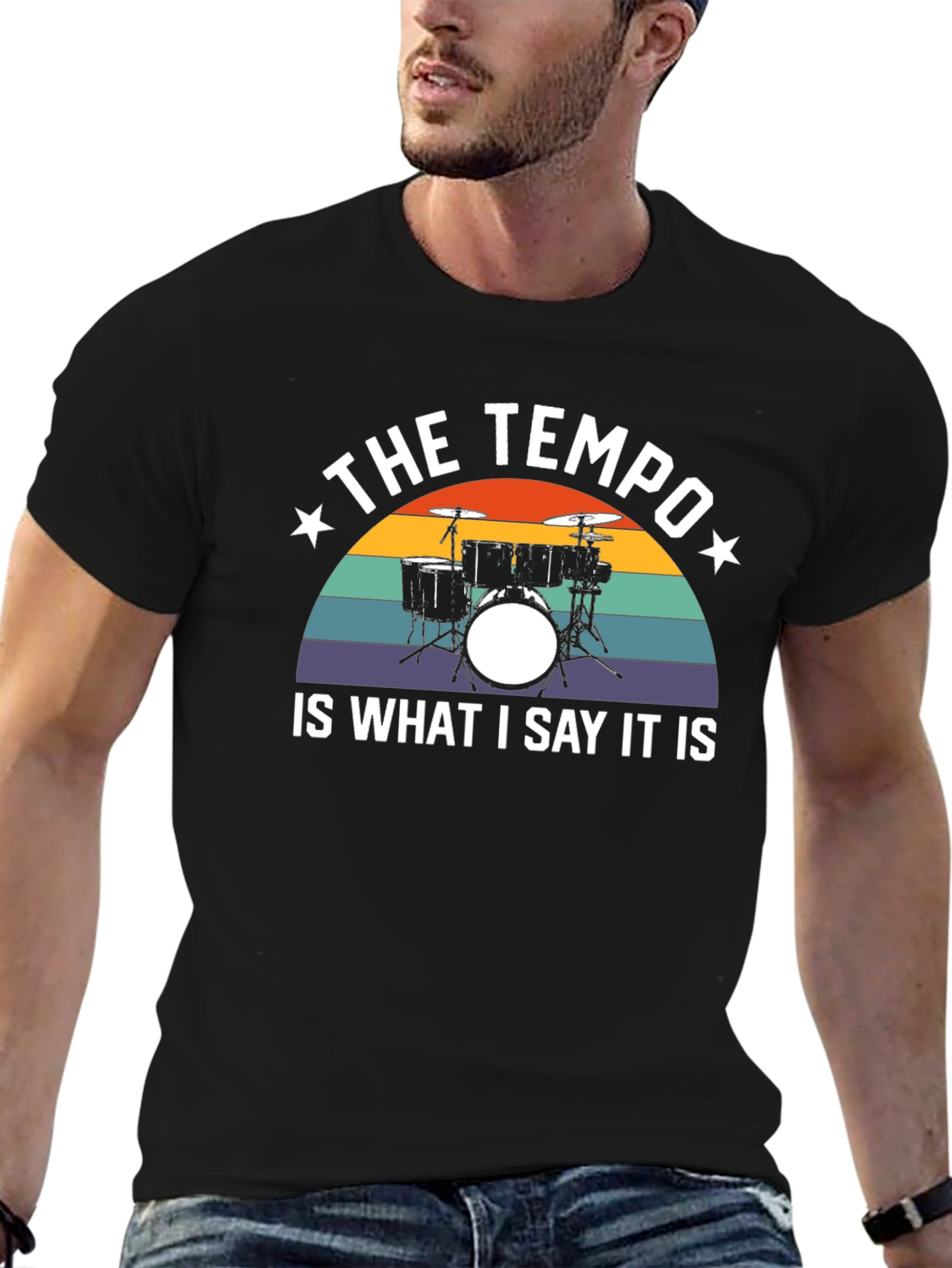 The Tempo Drum Set Graphic Tee