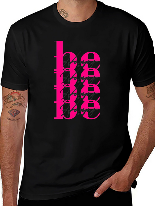 Be Happy Graphic Tee - Black T-Shirt