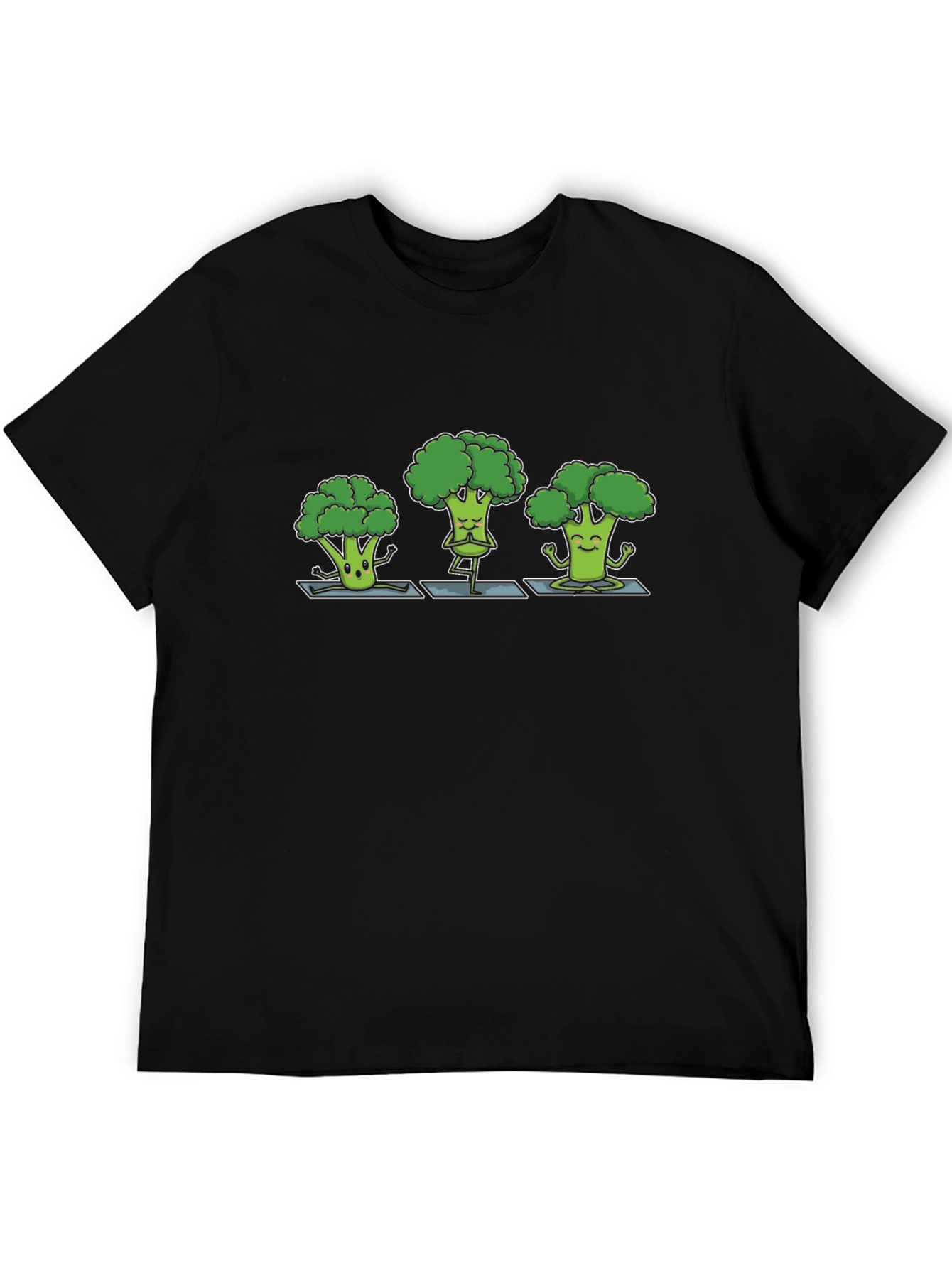 Broccoli Yoga T-Shirt - Vegetarian Zen