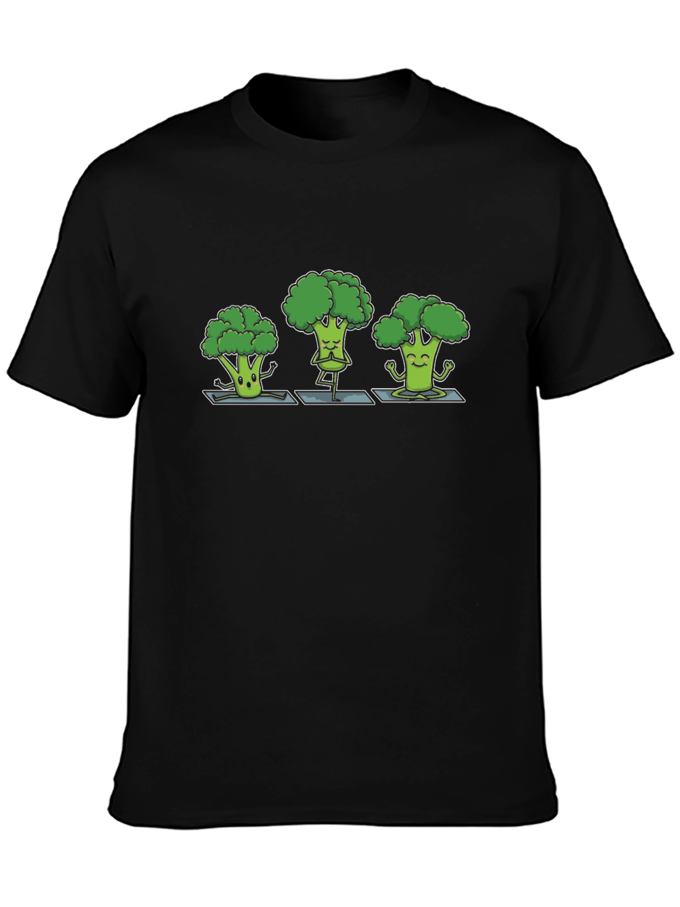Broccoli Yoga T-Shirt - Vegetarian Zen