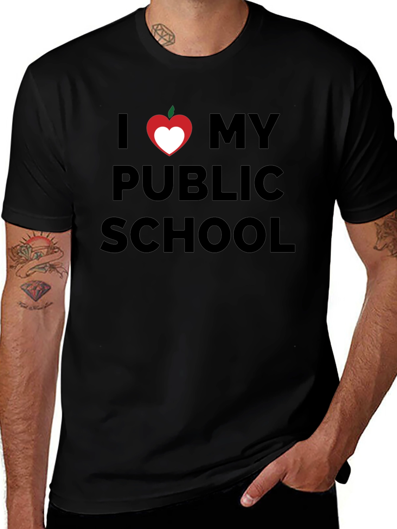 I Love My Public School T-Shirt