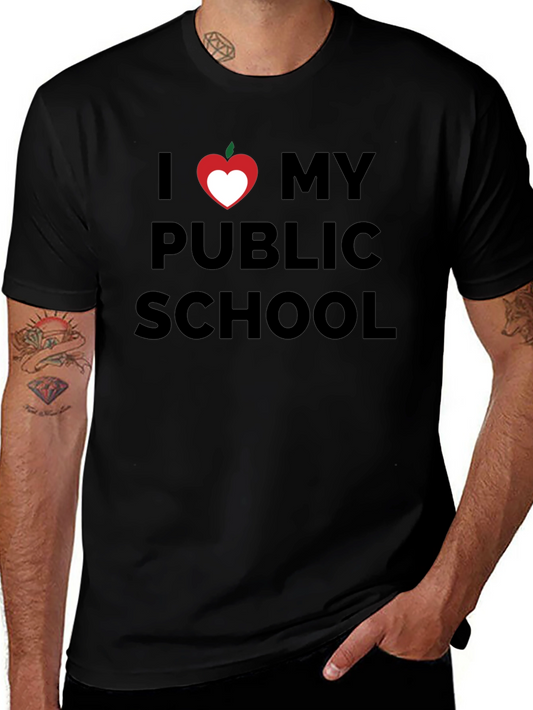 I Love My Public School T-Shirt