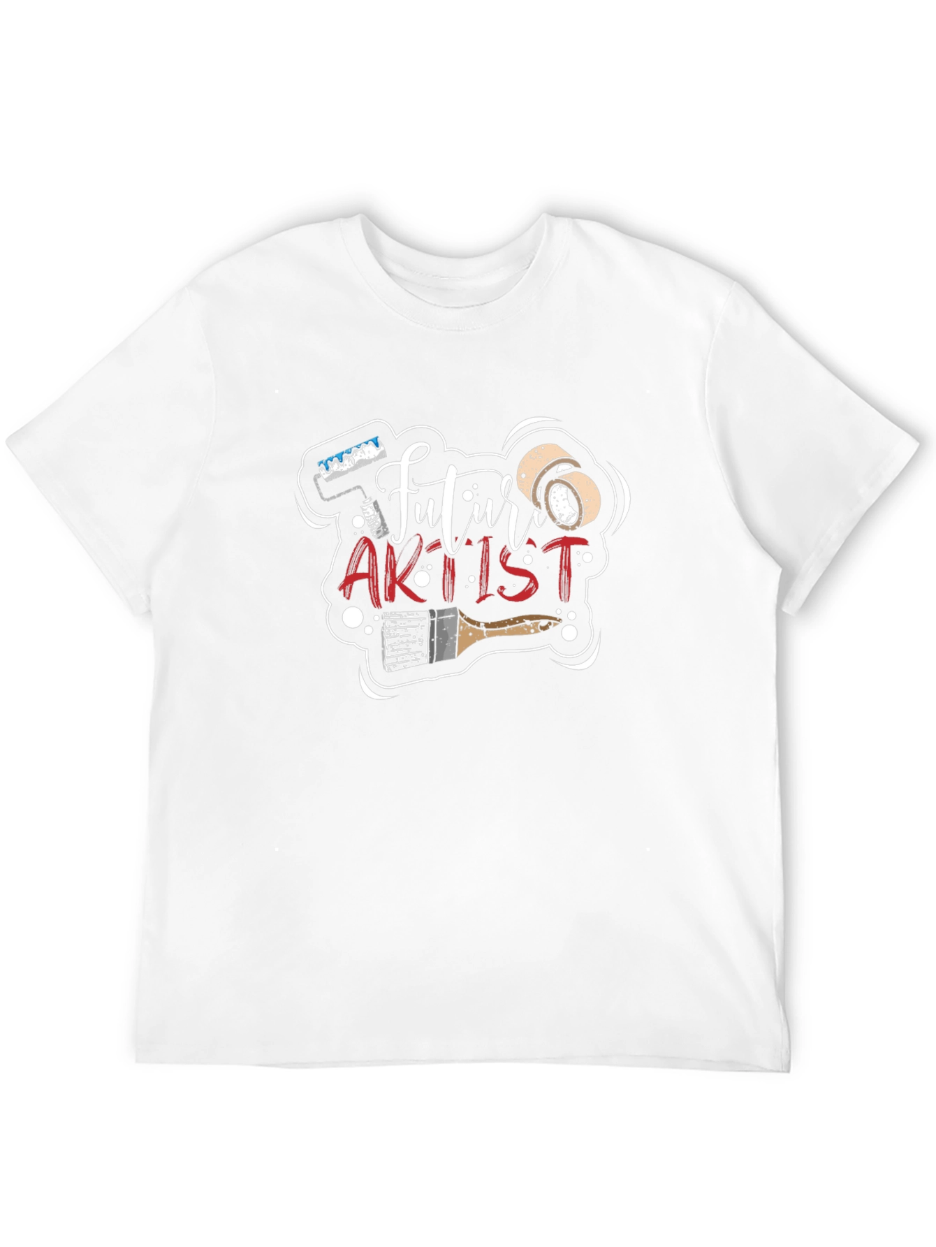 Future Artist Graphic Tee - Black Cotton