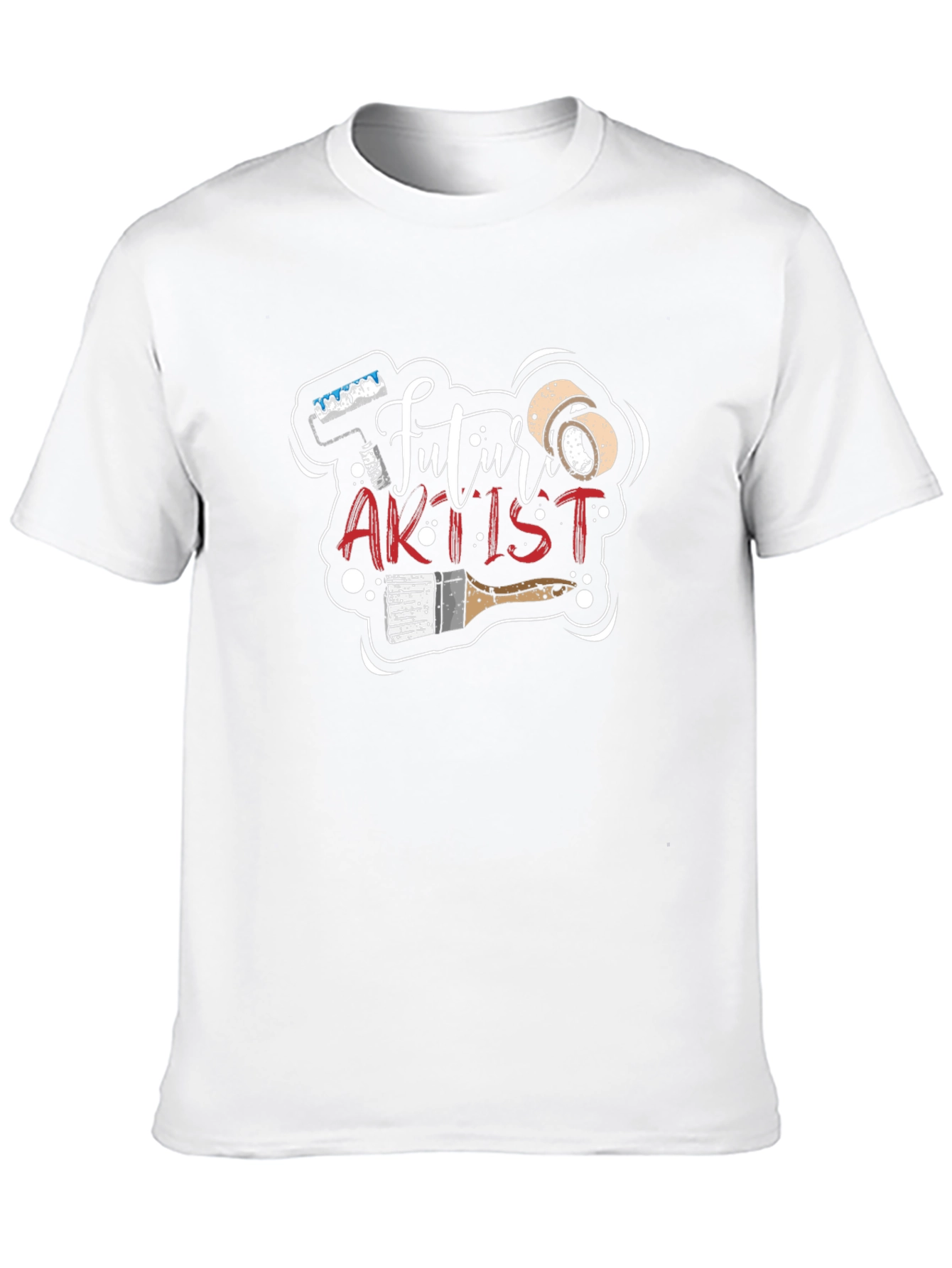 Future Artist Graphic Tee - Black Cotton