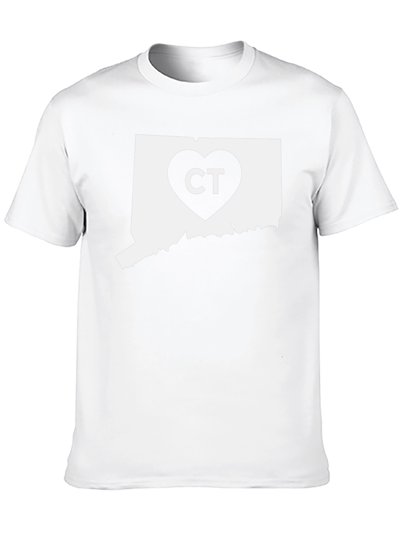 CT State Love Heart T-Shirt