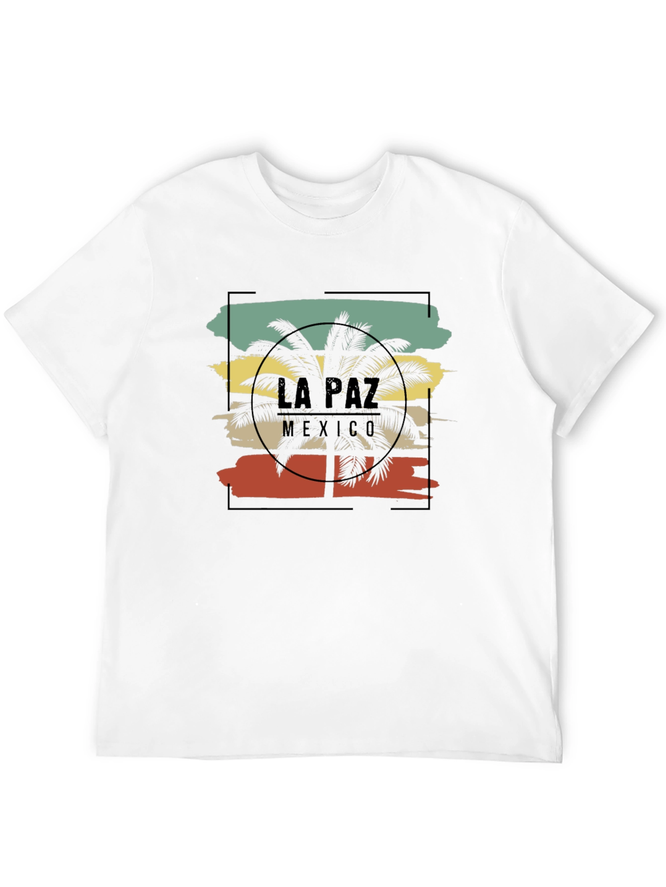 La Paz Mexico Palm Tree Graphic T-Shirt
