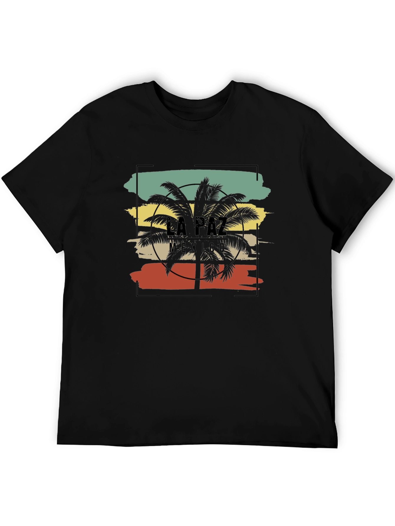 La Paz Mexico Palm Tree Graphic T-Shirt