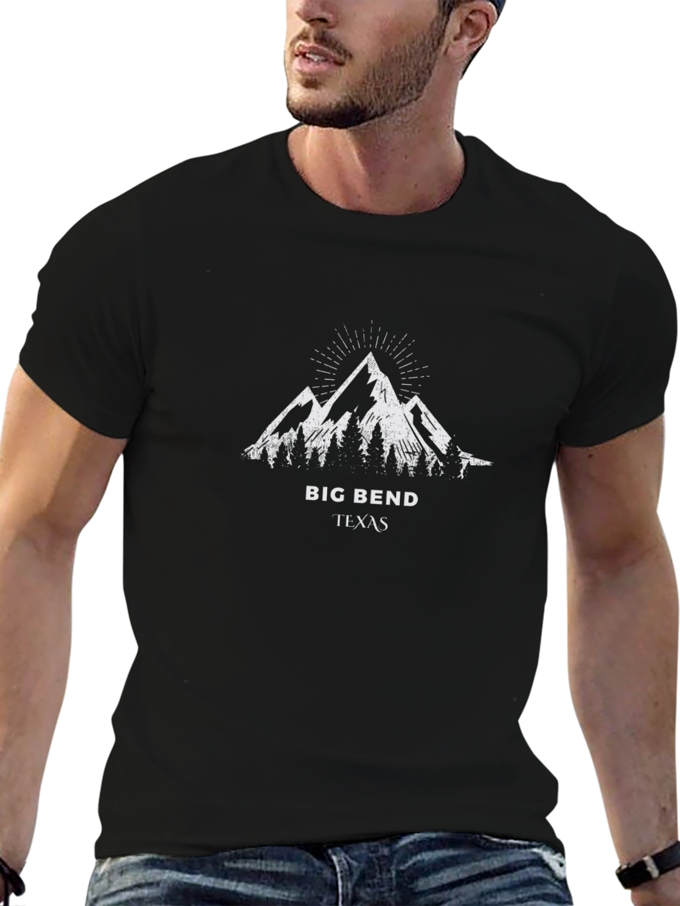 Big Bend Texas Graphic Tee - Mountain Design