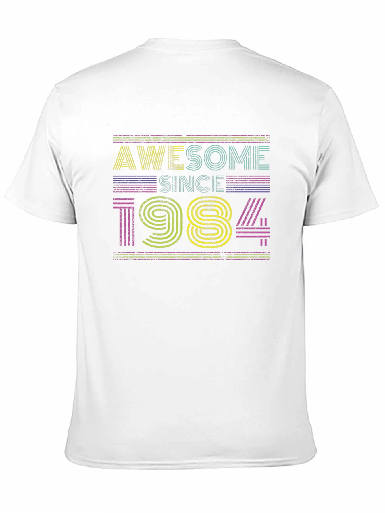Awesome Since 1984 Black Graphic T-Shirt