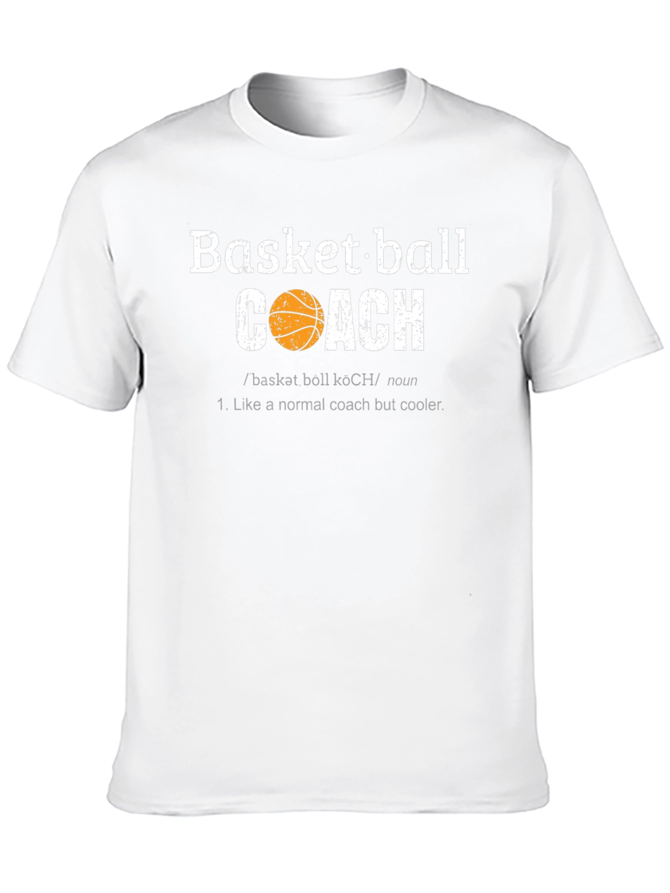 Basketball Coach Graphic T-Shirt - Cool Definition Tee