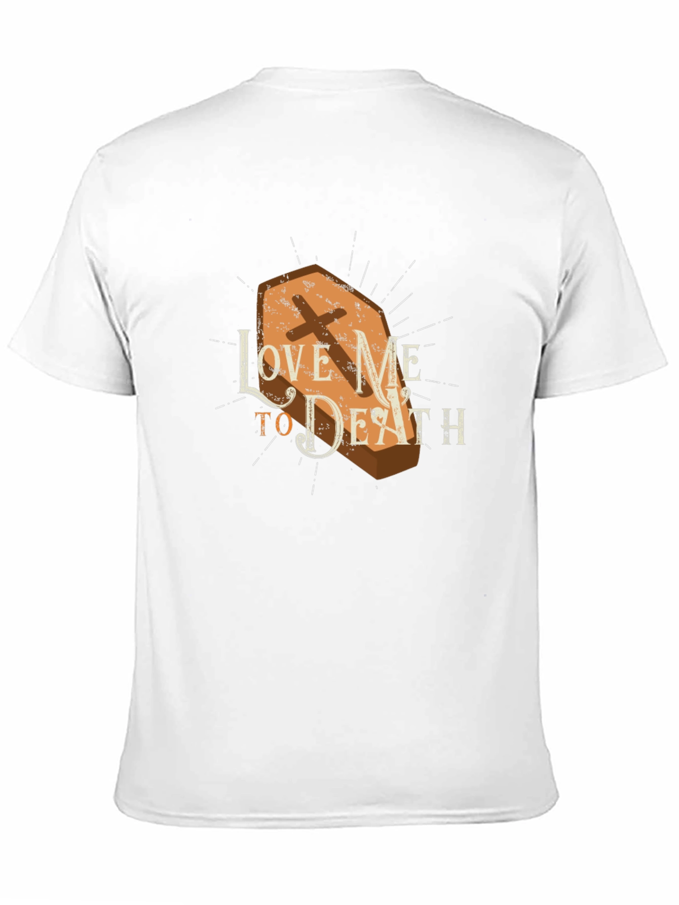 Love Me To Death Coffin Graphic Tee