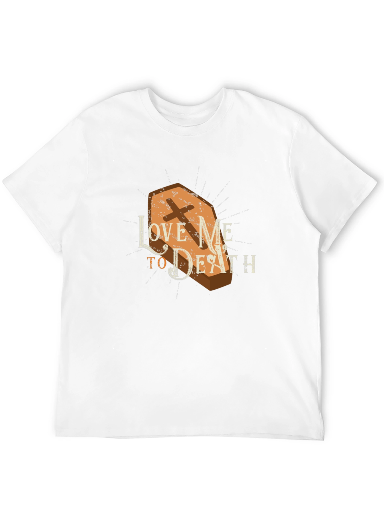 Love Me To Death Coffin Graphic Tee