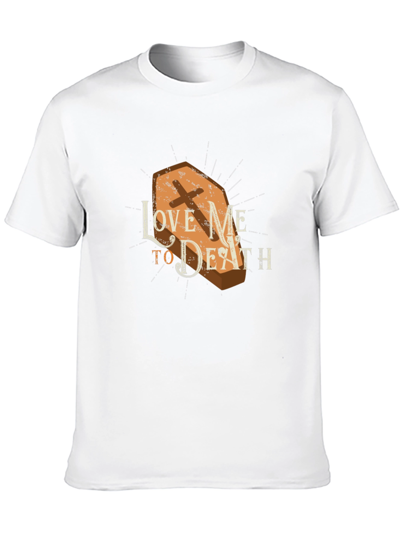Love Me To Death Coffin Graphic Tee