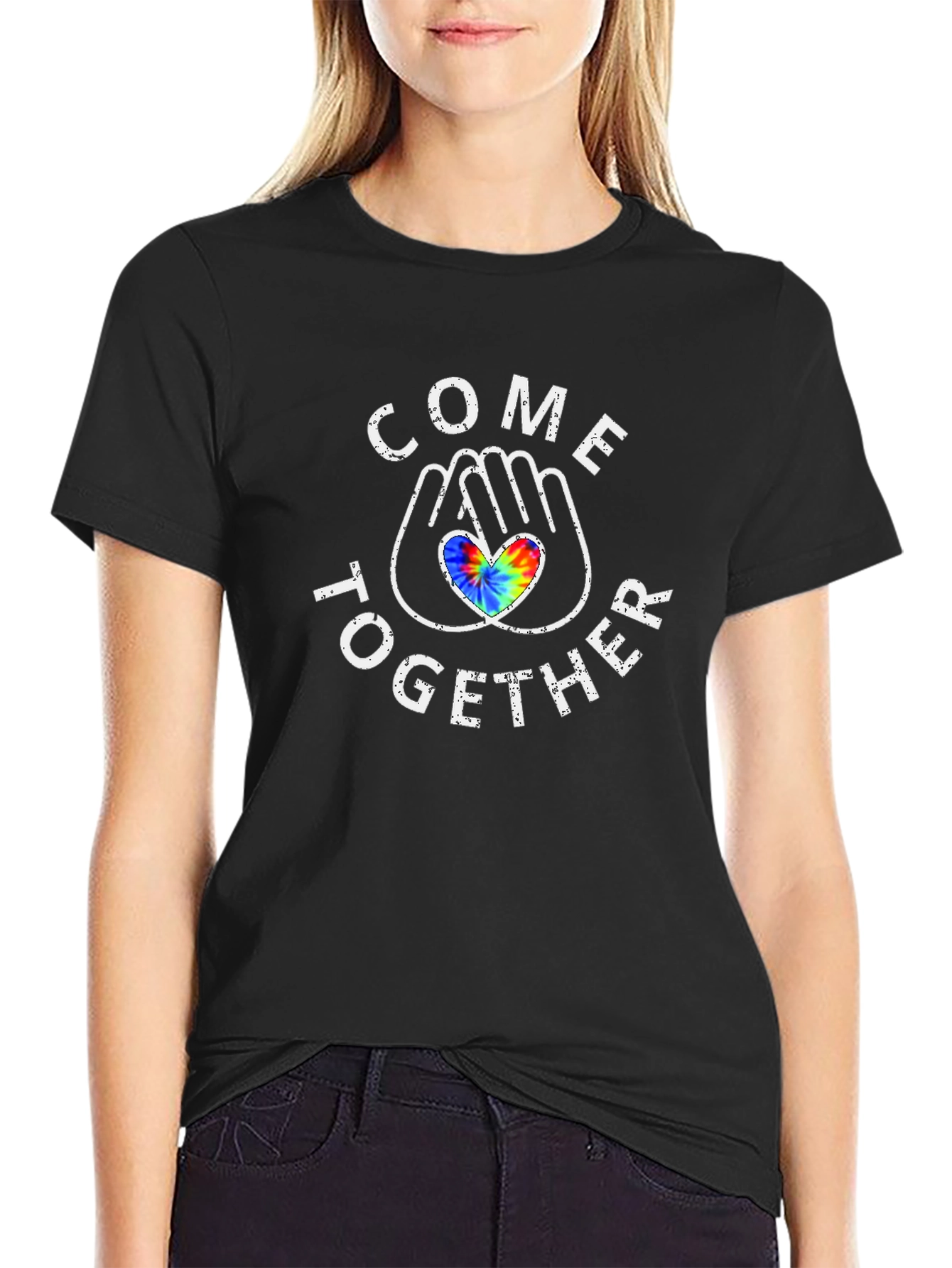 Come Together Heart Hands Graphic Tee