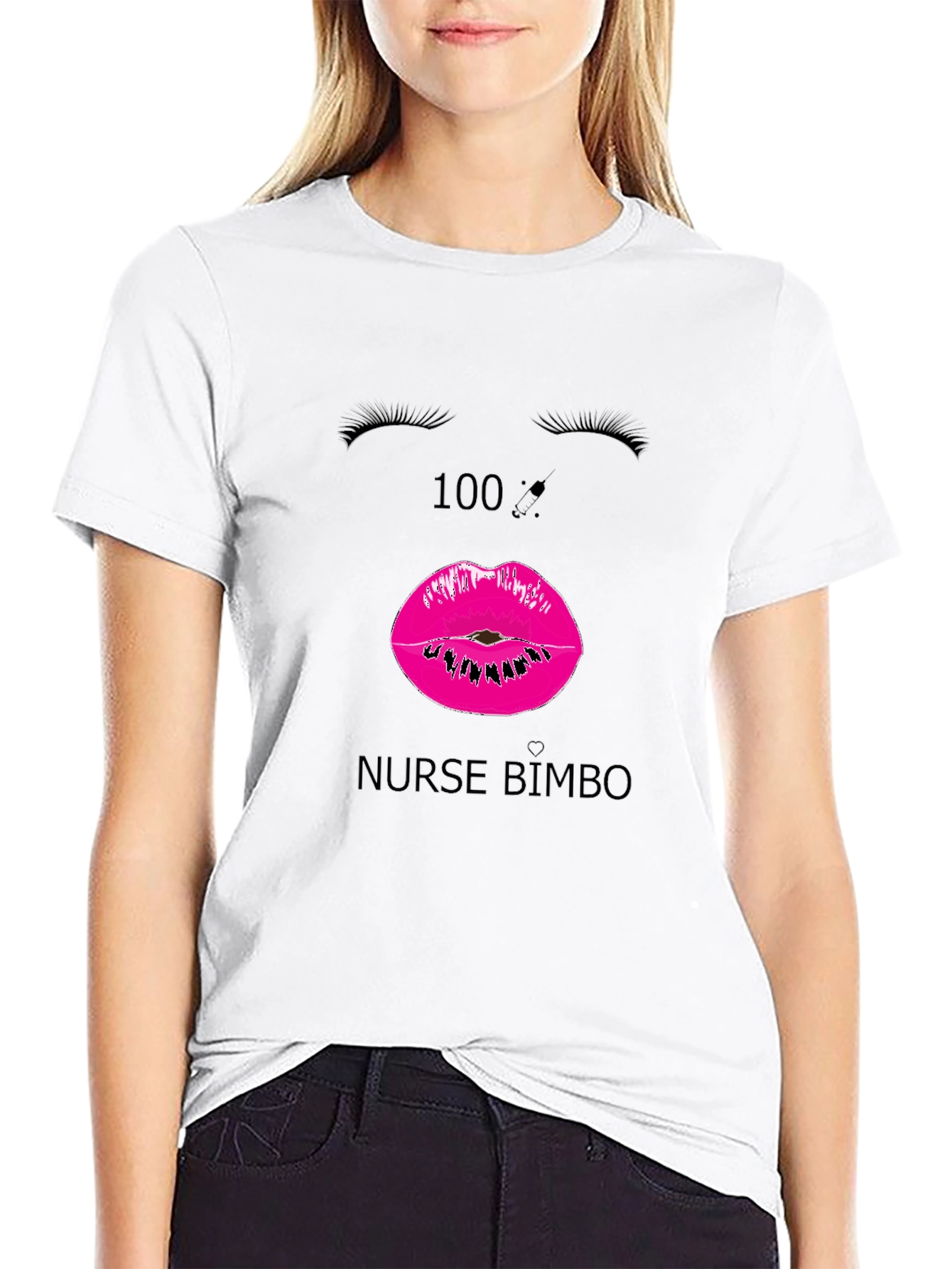 Nurse Bimbo T-Shirt - Novelty Graphic Tee